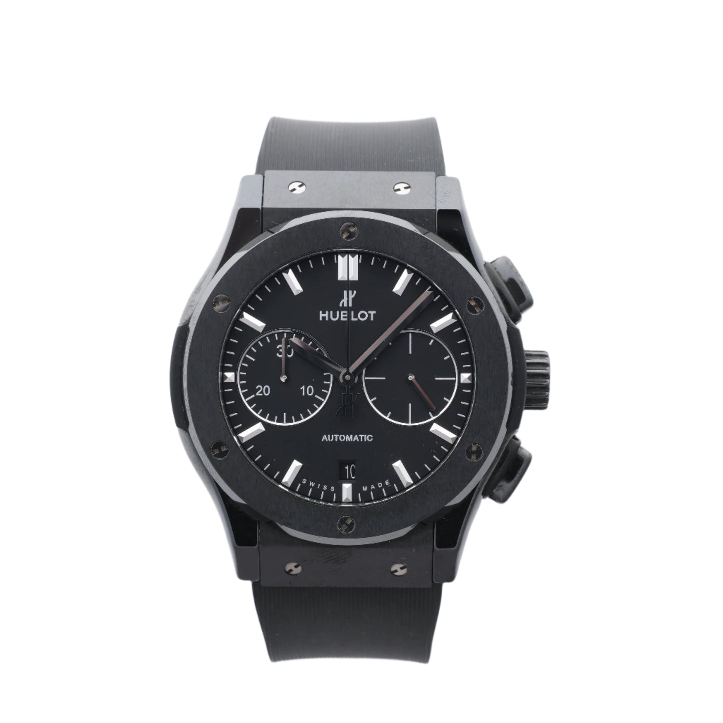 Hublot Classic Fusion Black magic 521.CM.1171.RX 1417718 Ti & CE & rubber AT Black Dial Watch