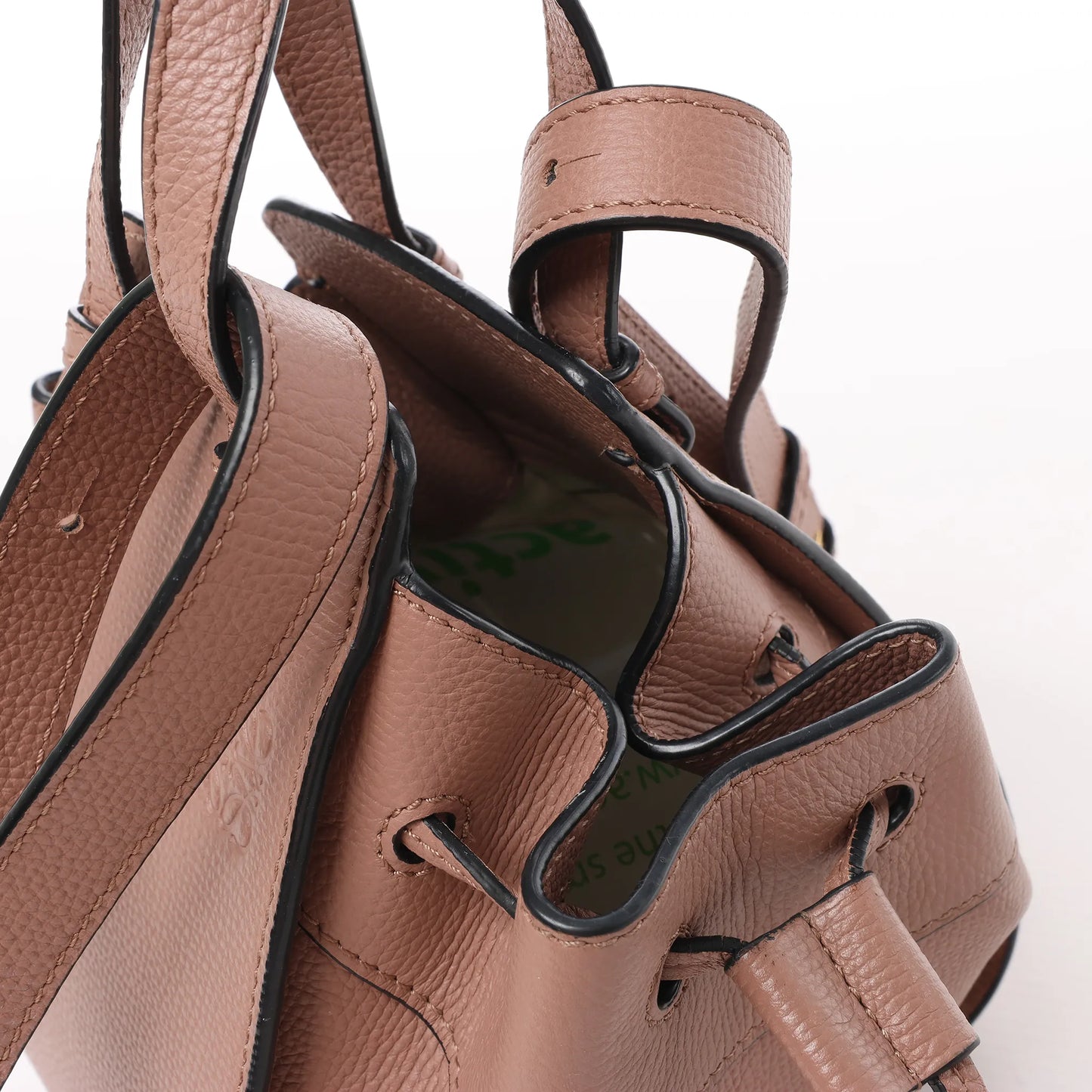LOEWE – Hammock Mini – 2-Wege-Handtasche aus Leder in Altrosa