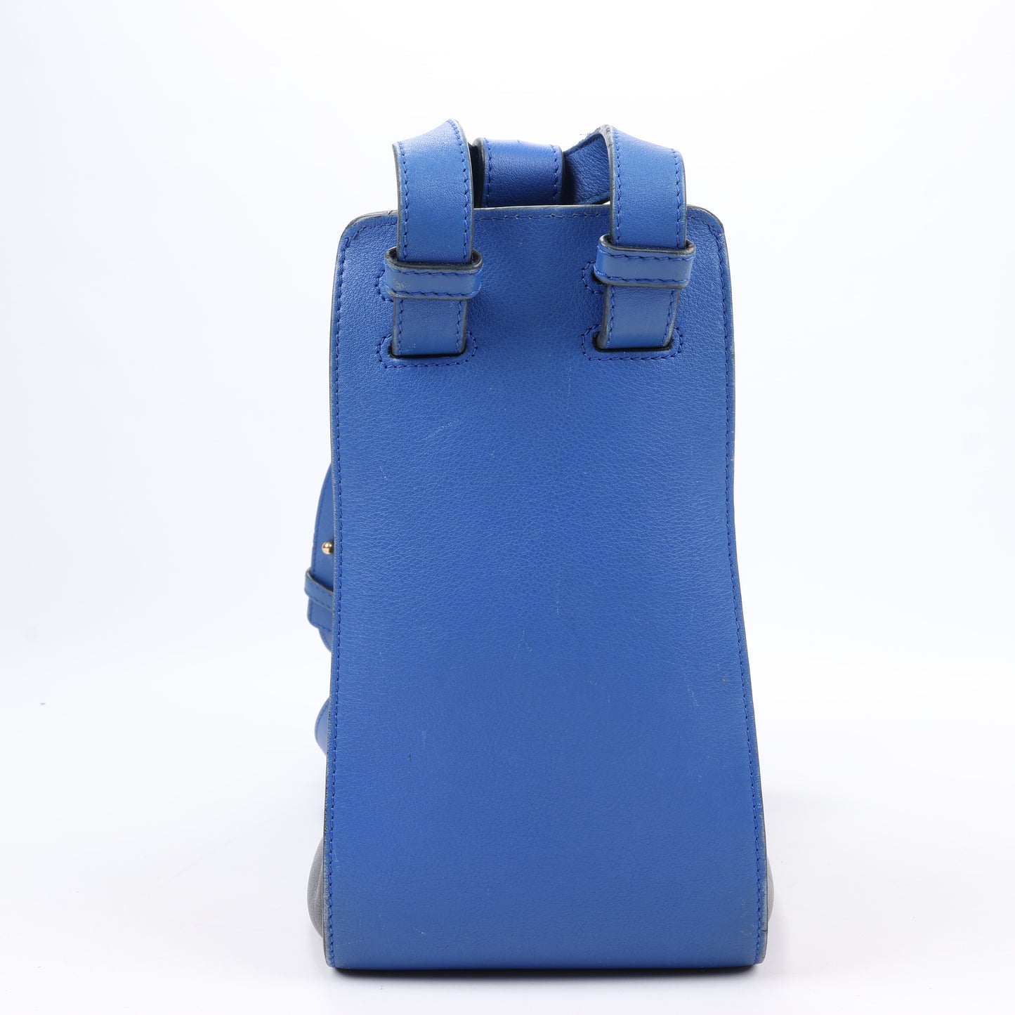 LOEWE Calfskin Small Hammock 2Way Handbag in Blue and Black