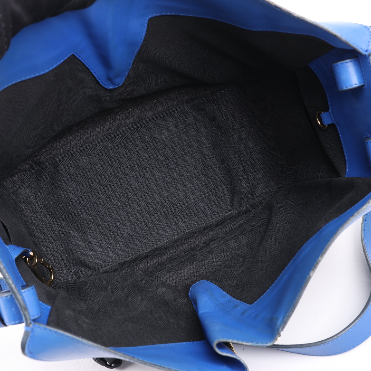 LOEWE Calfskin Small Hammock 2Way Handbag in Blue and Black