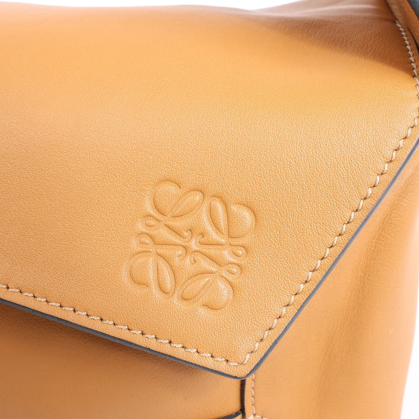 LOEWE Puzzle Hobo Leather Shoulder bag in Brown