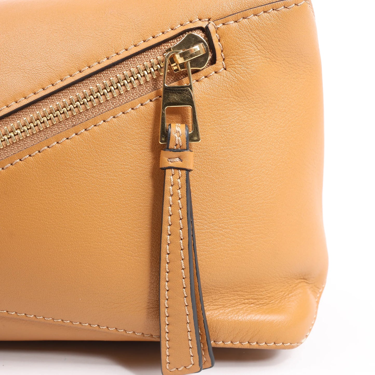 LOEWE Puzzle Hobo Leather Shoulder bag in Brown