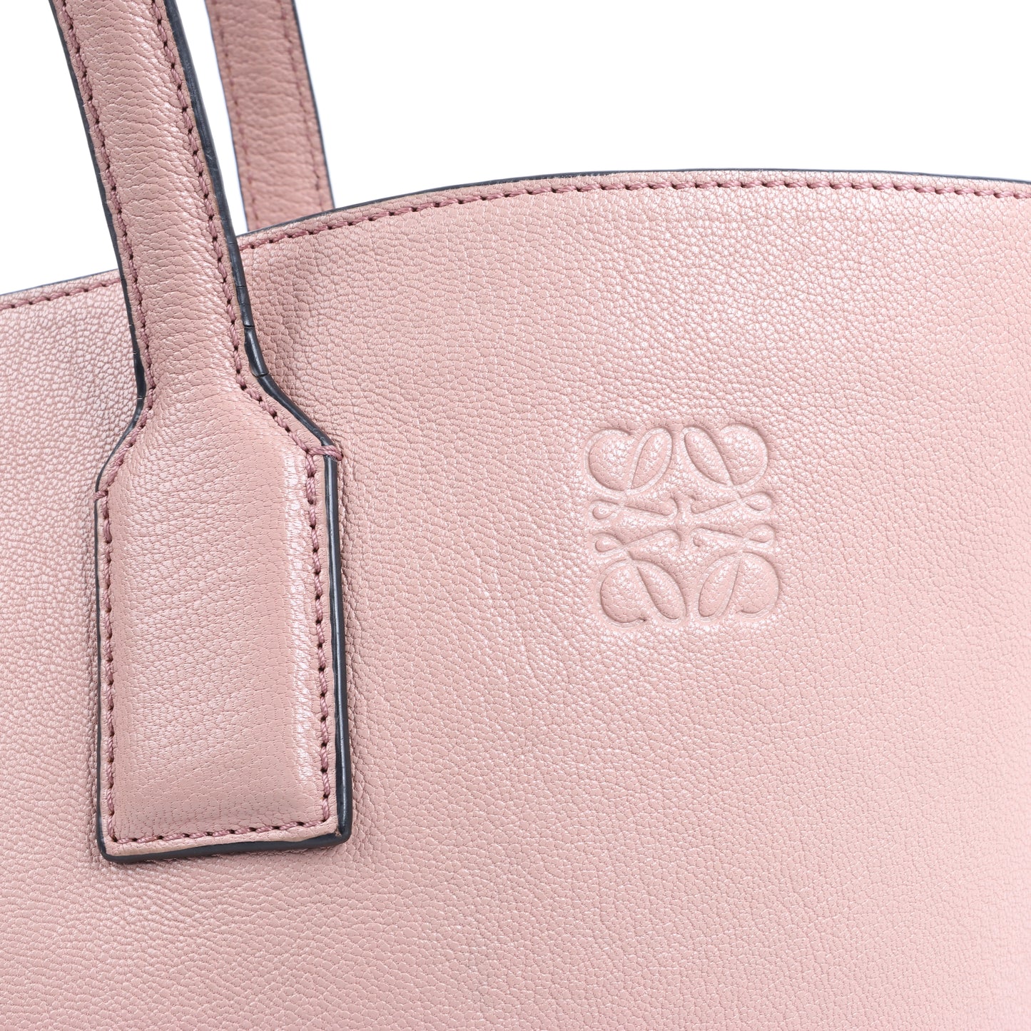 LOEWE T Shopper Schultertasche aus Leder in Pink