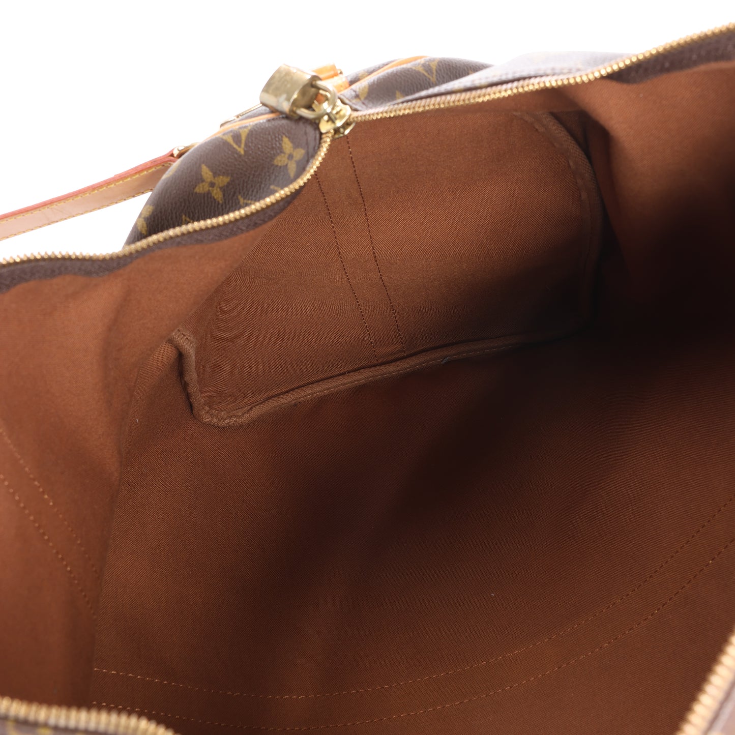 Louis Vuitton Monogram Canvas Keepall Bandoulière 55 Travel Bag M41414