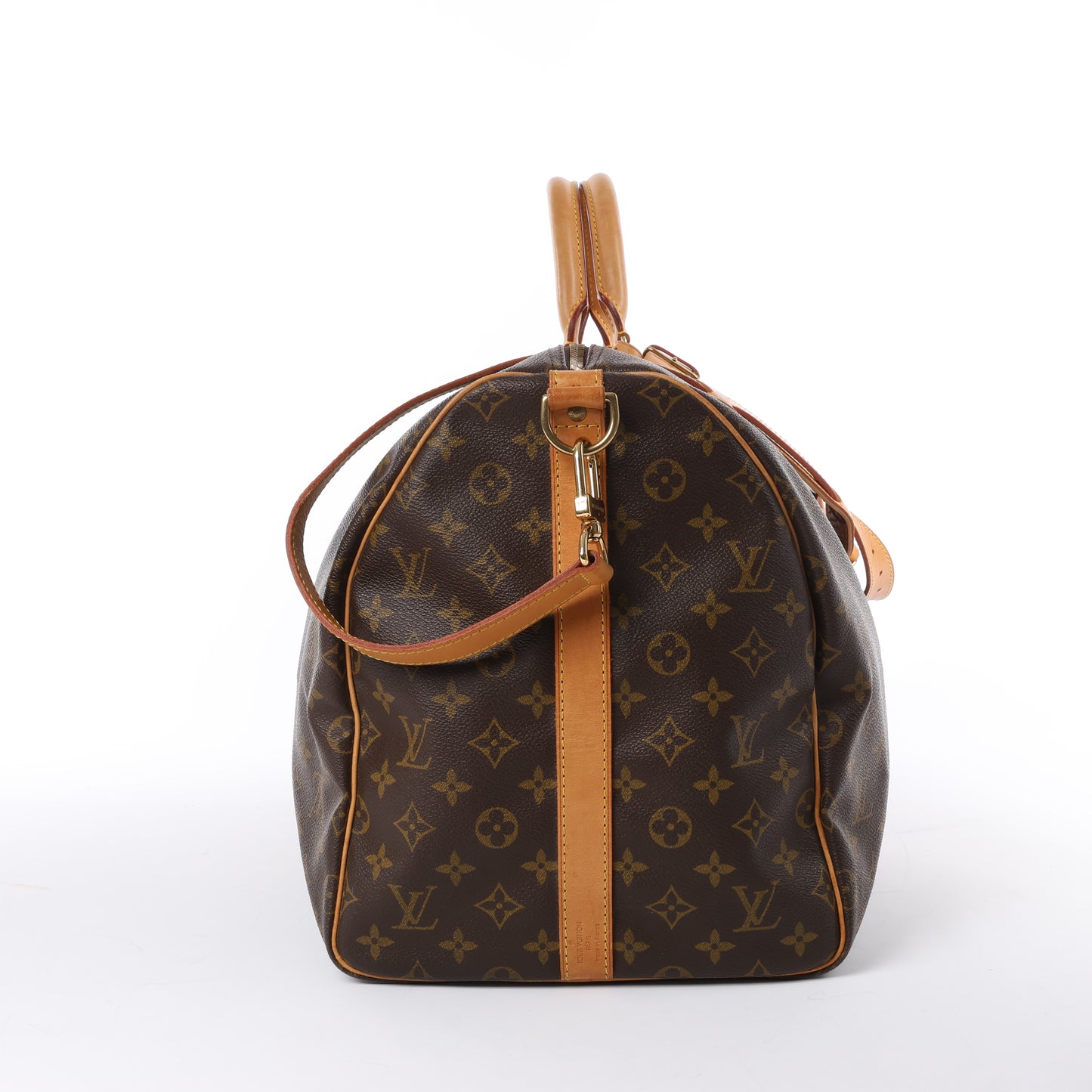 Louis Vuitton Monogram Canvas Keepall Bandoulière 55 Travel Bag M41414