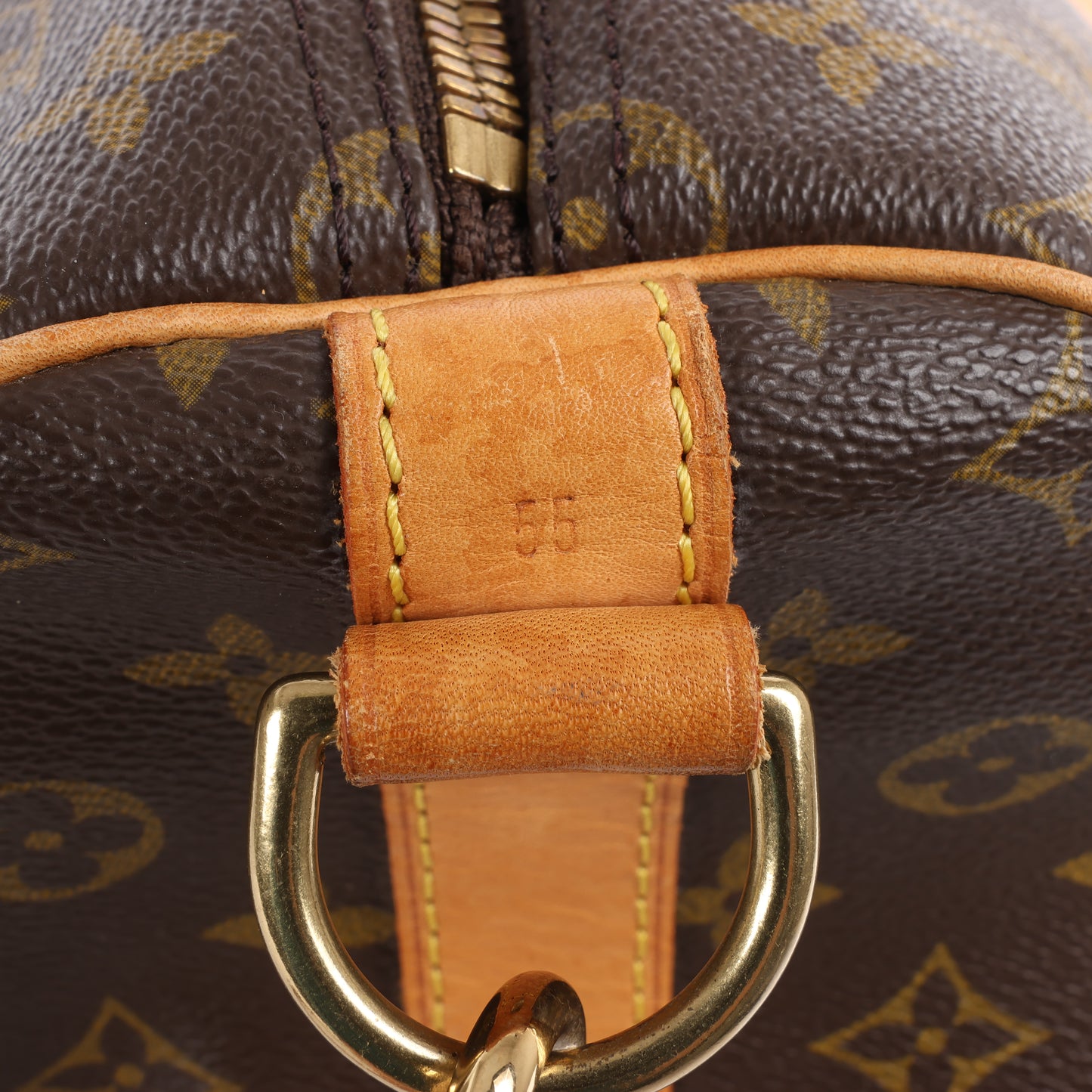 Louis Vuitton Monogram Canvas Keepall Bandoulière 55 Travel Bag M41414
