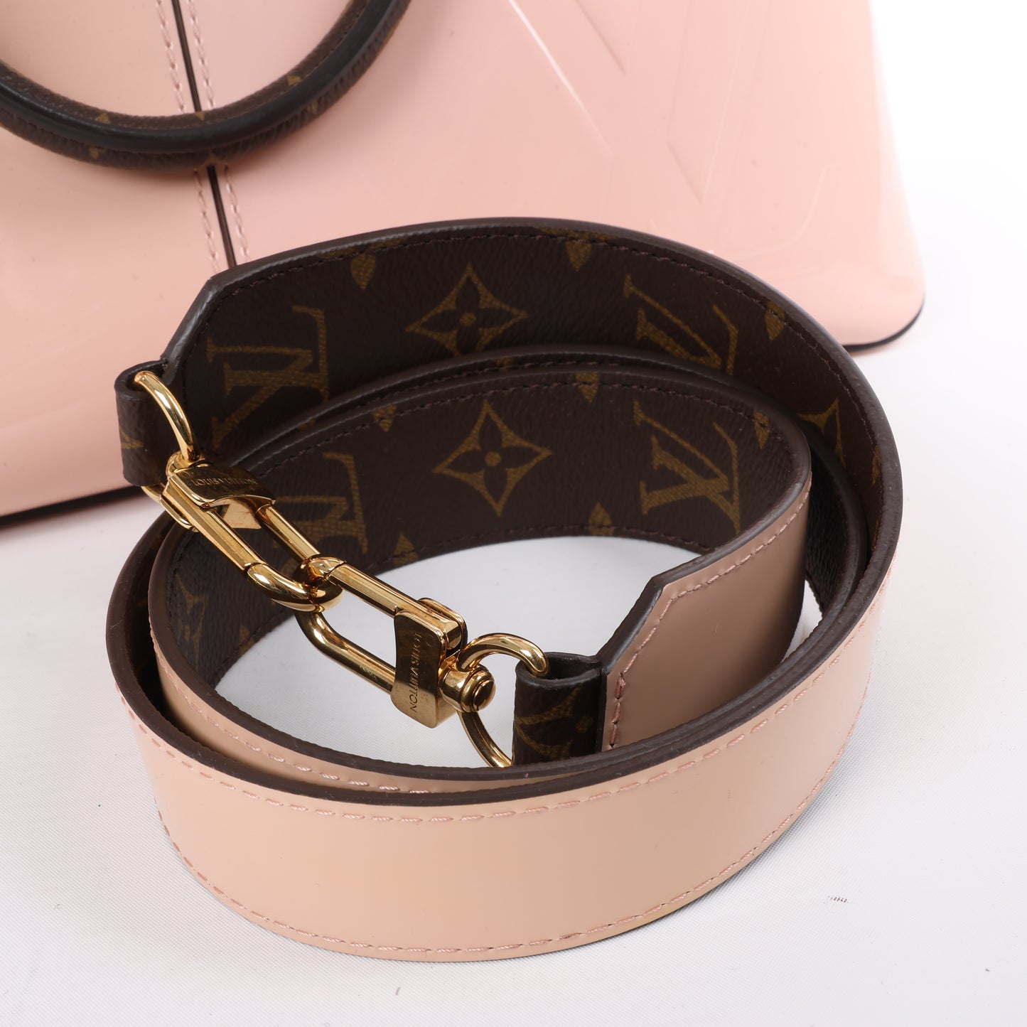 LOUIS VUITTON Miroir Vernis × Monogram 2Way Handbag M54639