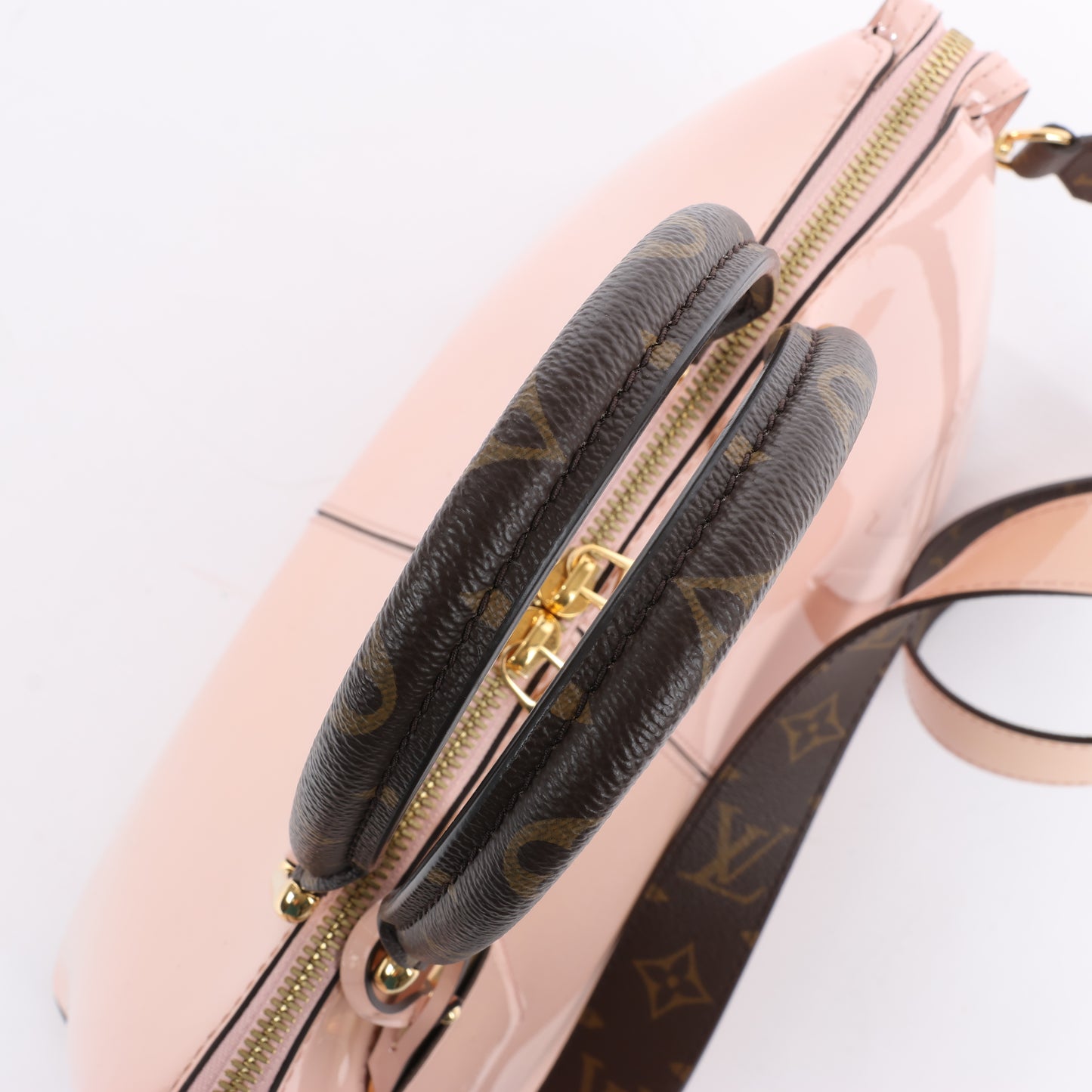 LOUIS VUITTON Miroir Vernis × Monogram 2Way Handbag M54639