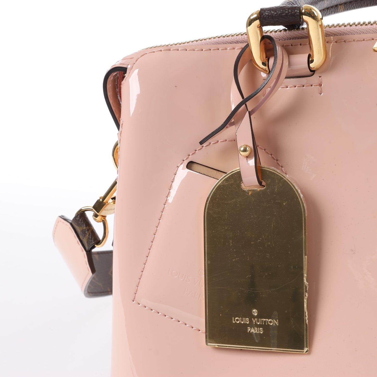 LOUIS VUITTON Miroir Vernis × Monogram 2Way Handbag M54639