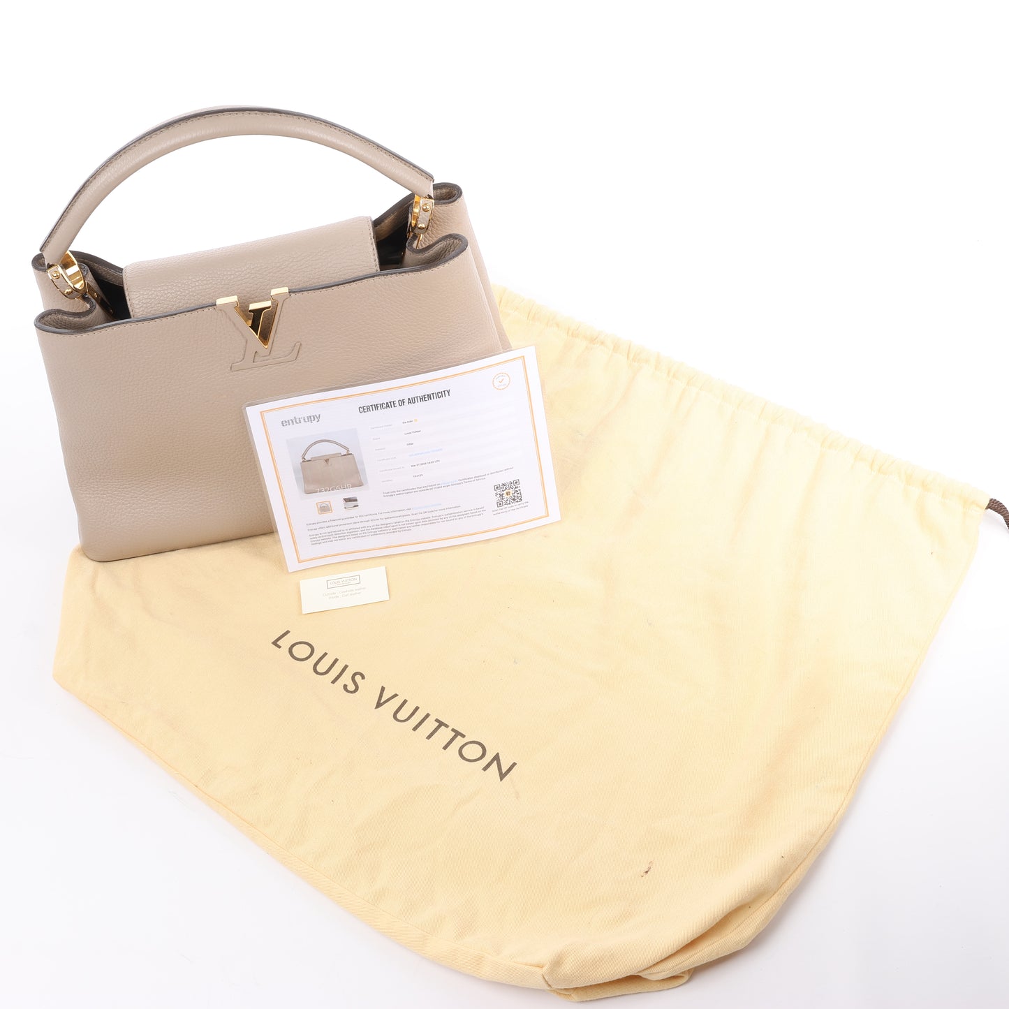 Louis Vuitton Parnassea Capucines MM Handtasche in Beige M94428