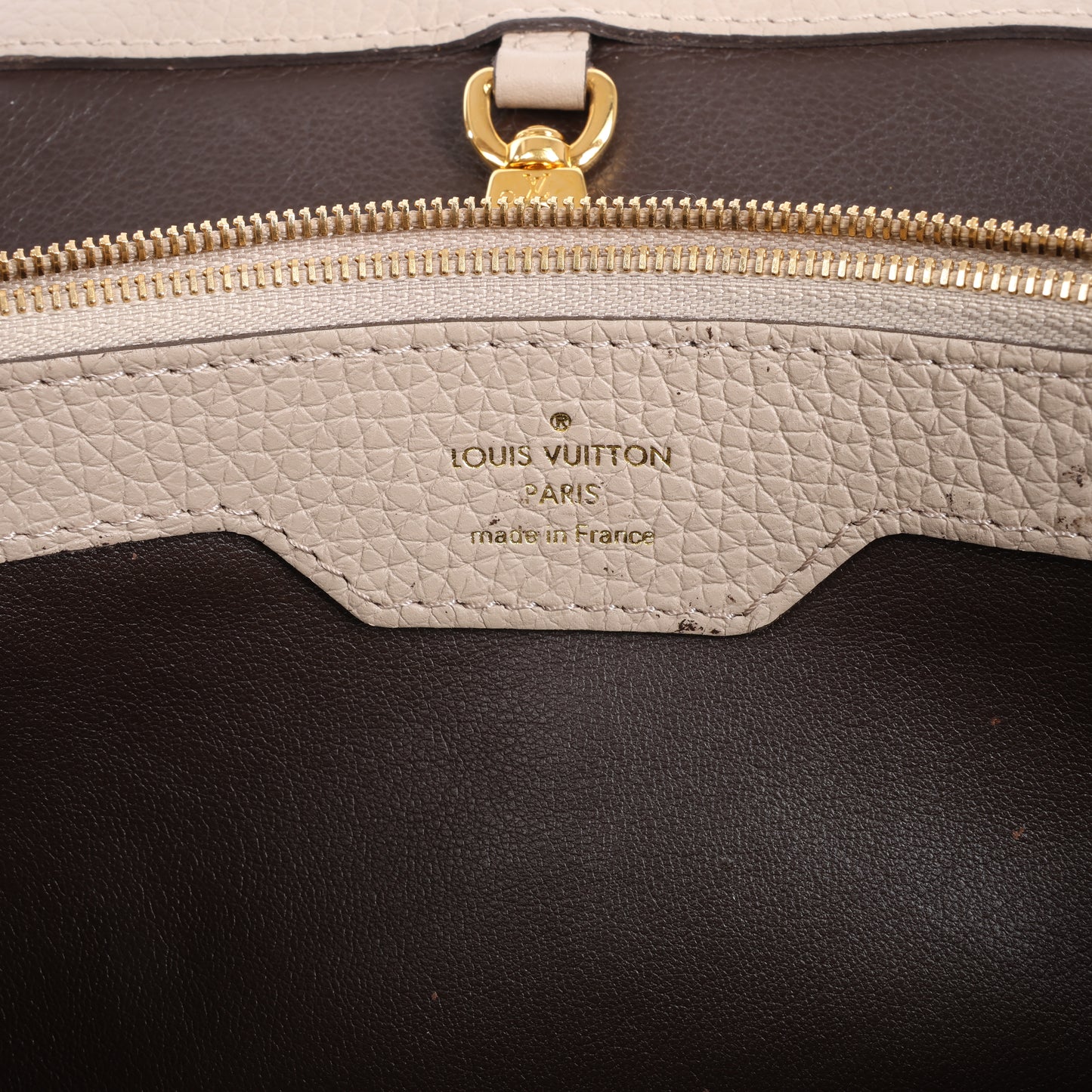 Louis Vuitton Parnassea Capucines MM Handtasche in Beige M94428
