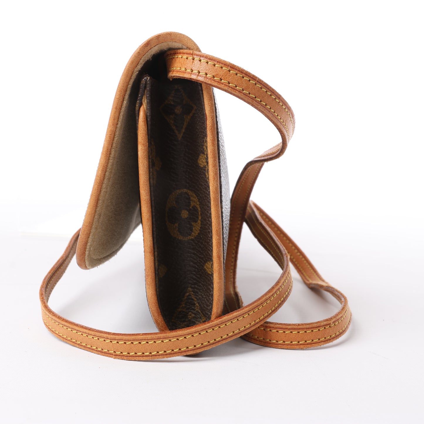 Louis Vuitton Monogram Canvas Pochette Twin GM Umhängetasche M51852