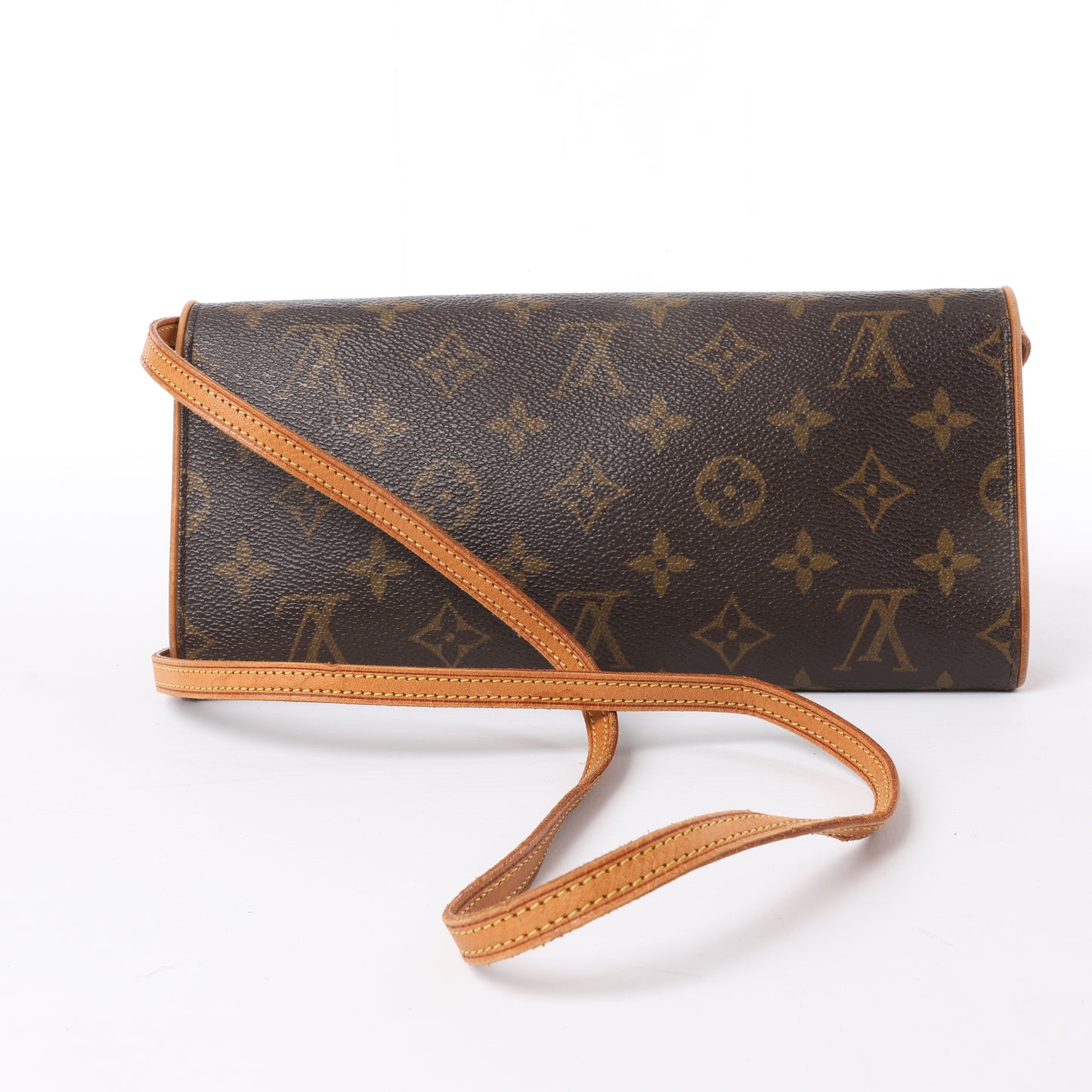 Louis Vuitton Monogram Canvas Pochette Twin GM Umhängetasche M51852