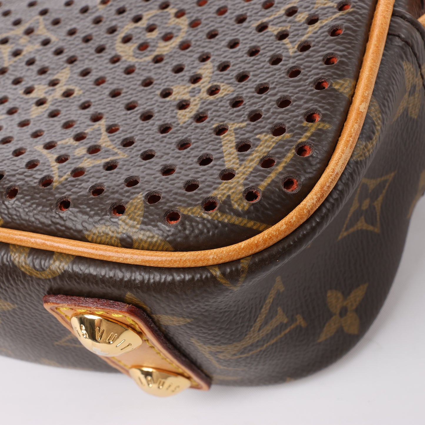 Louis Vuitton Limited Edition Monogram Perforated Mini Trocadero Shoulder Bag M95177