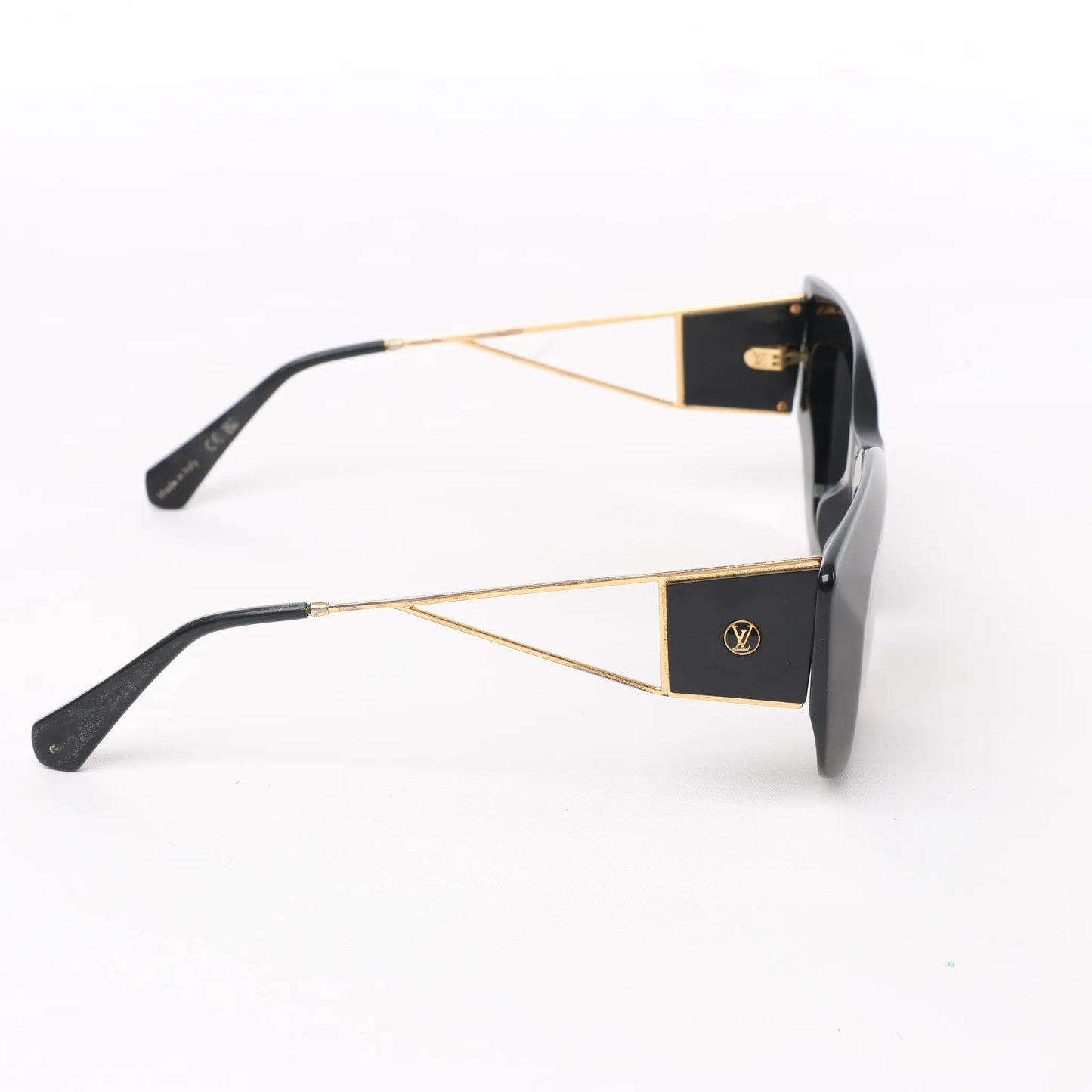 Louia Vuitton Acetat Arizona Dream Sonnenbrille in Schwarz Z1220W