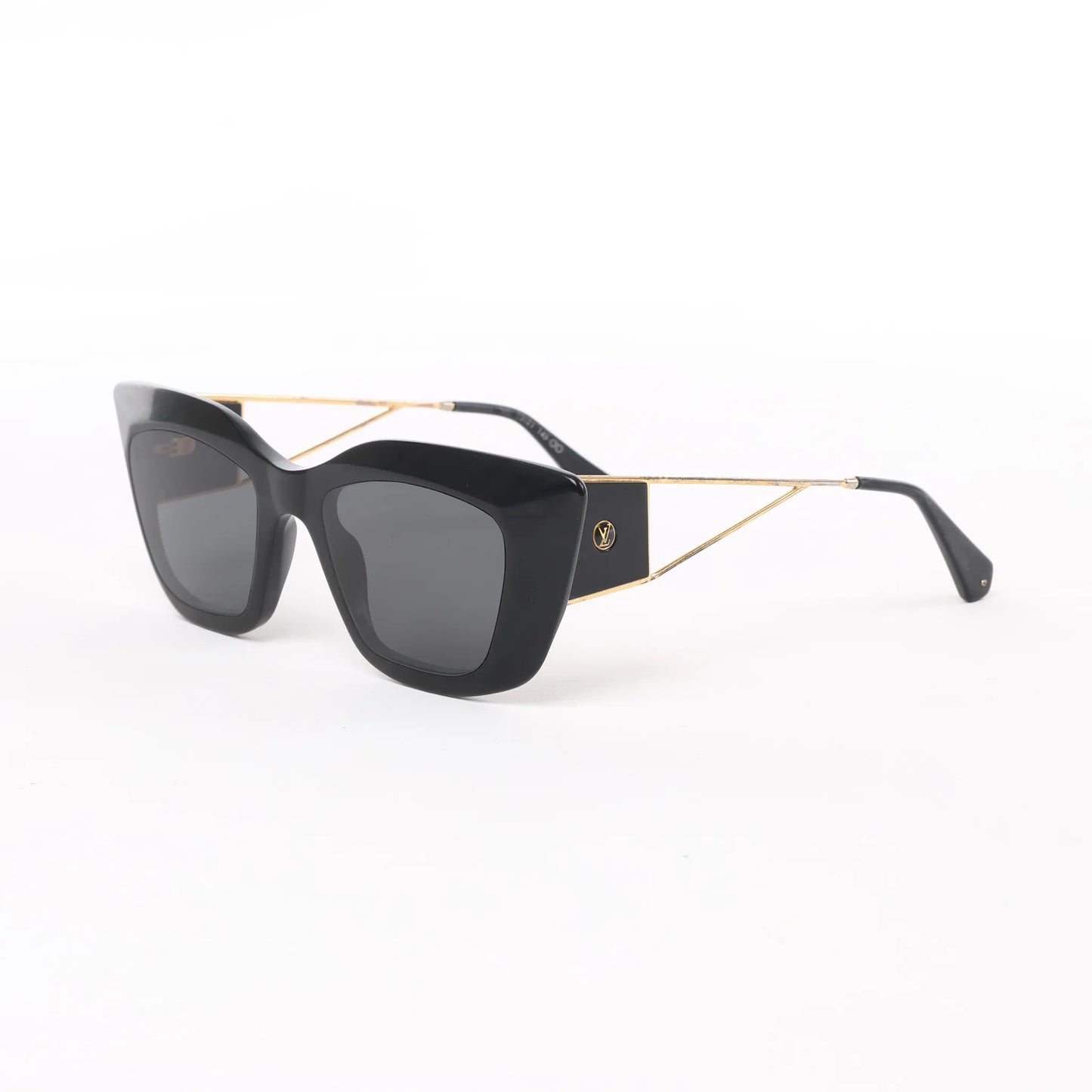 Louia Vuitton Acetat Arizona Dream Sonnenbrille in Schwarz Z1220W