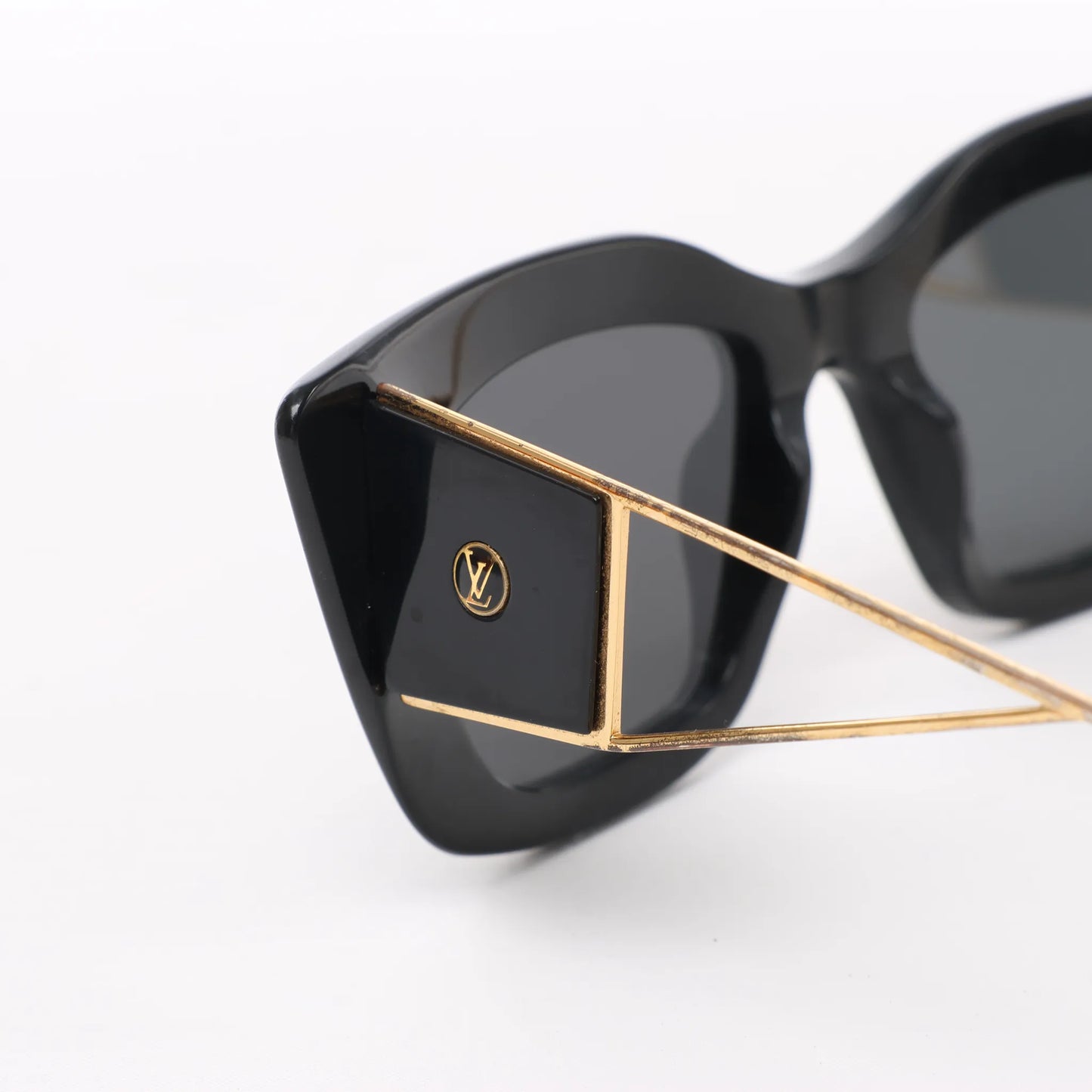 Louia Vuitton Acetat Arizona Dream Sonnenbrille in Schwarz Z1220W