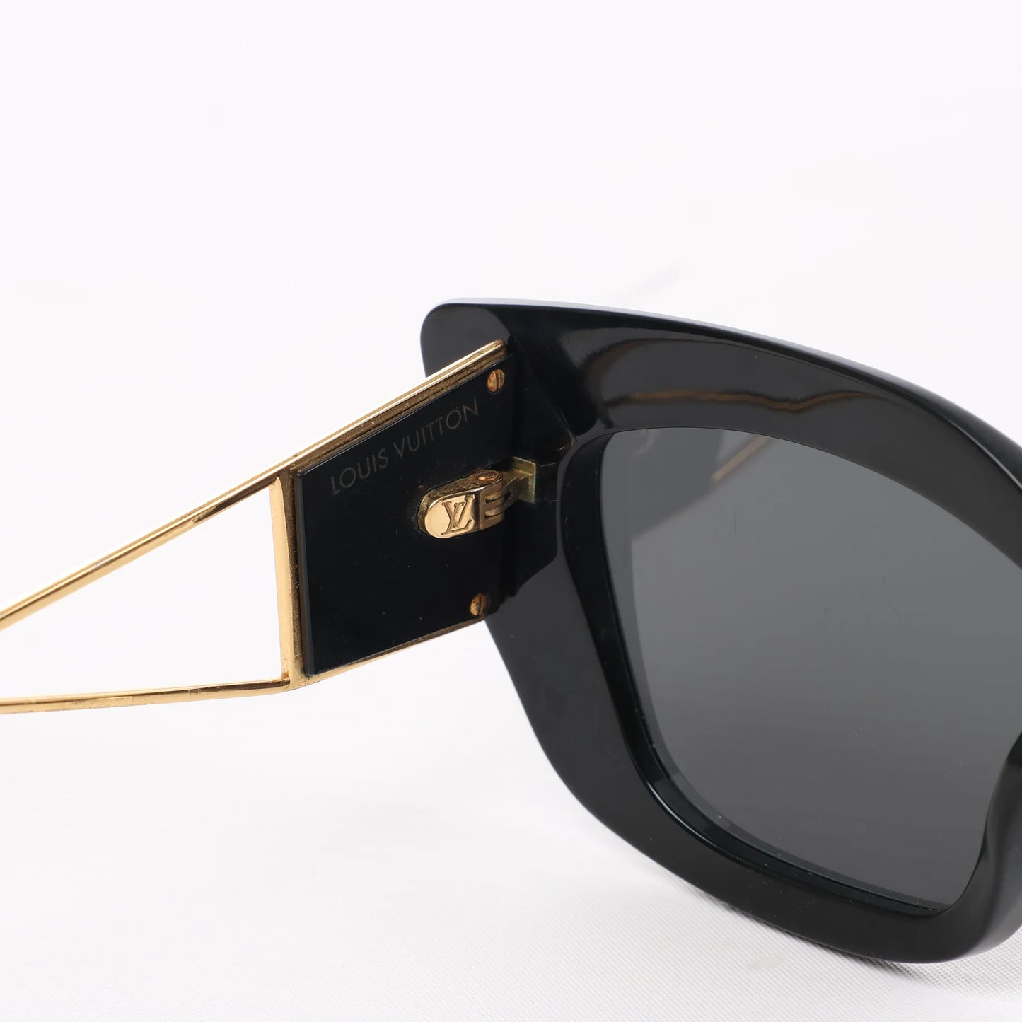 Louia Vuitton Acetat Arizona Dream Sonnenbrille in Schwarz Z1220W