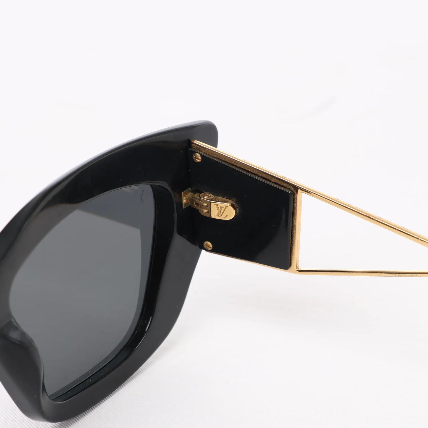 Louia Vuitton Acetat Arizona Dream Sonnenbrille in Schwarz Z1220W