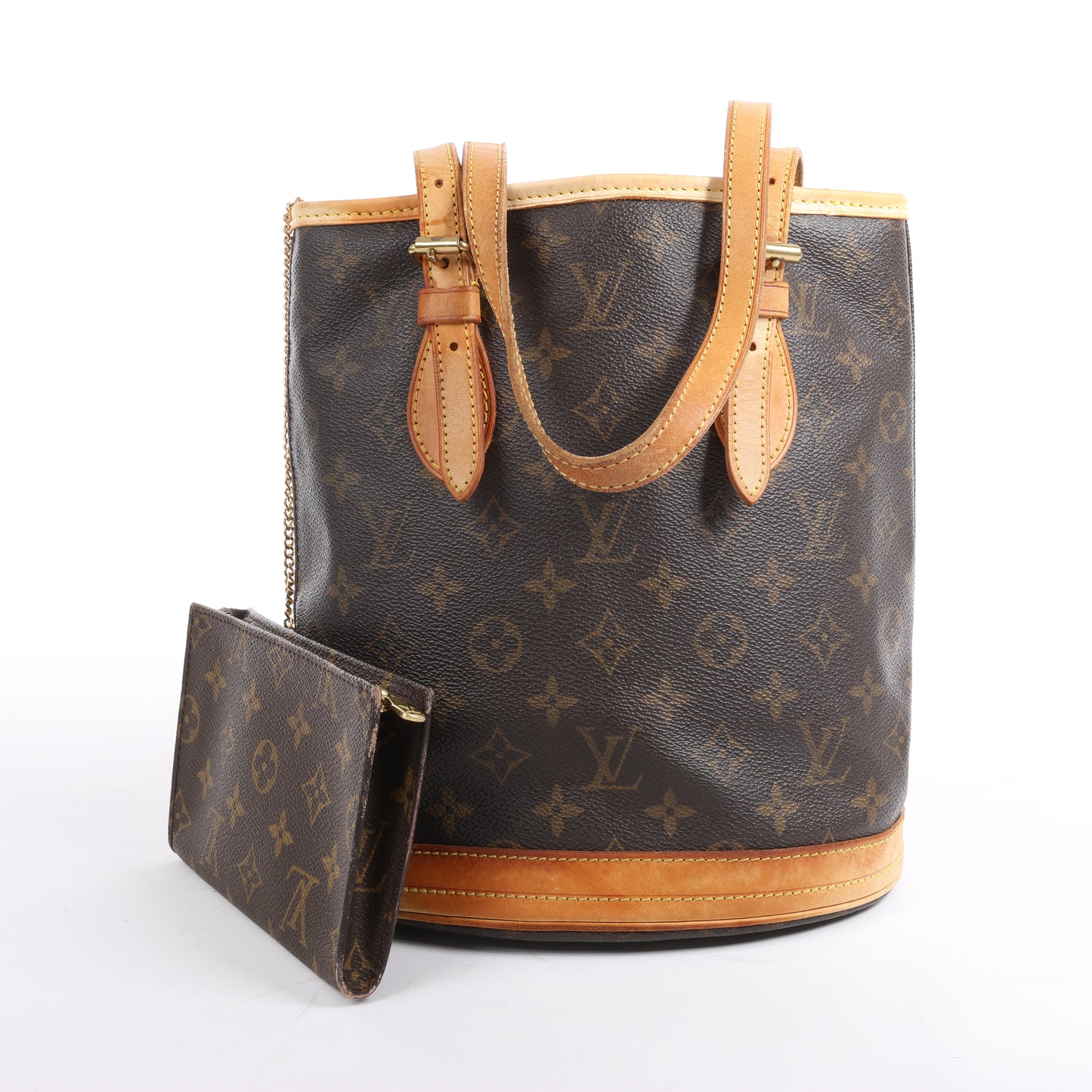 Louis Vuitton Monogram Canvas Bucket Shoulder Bag