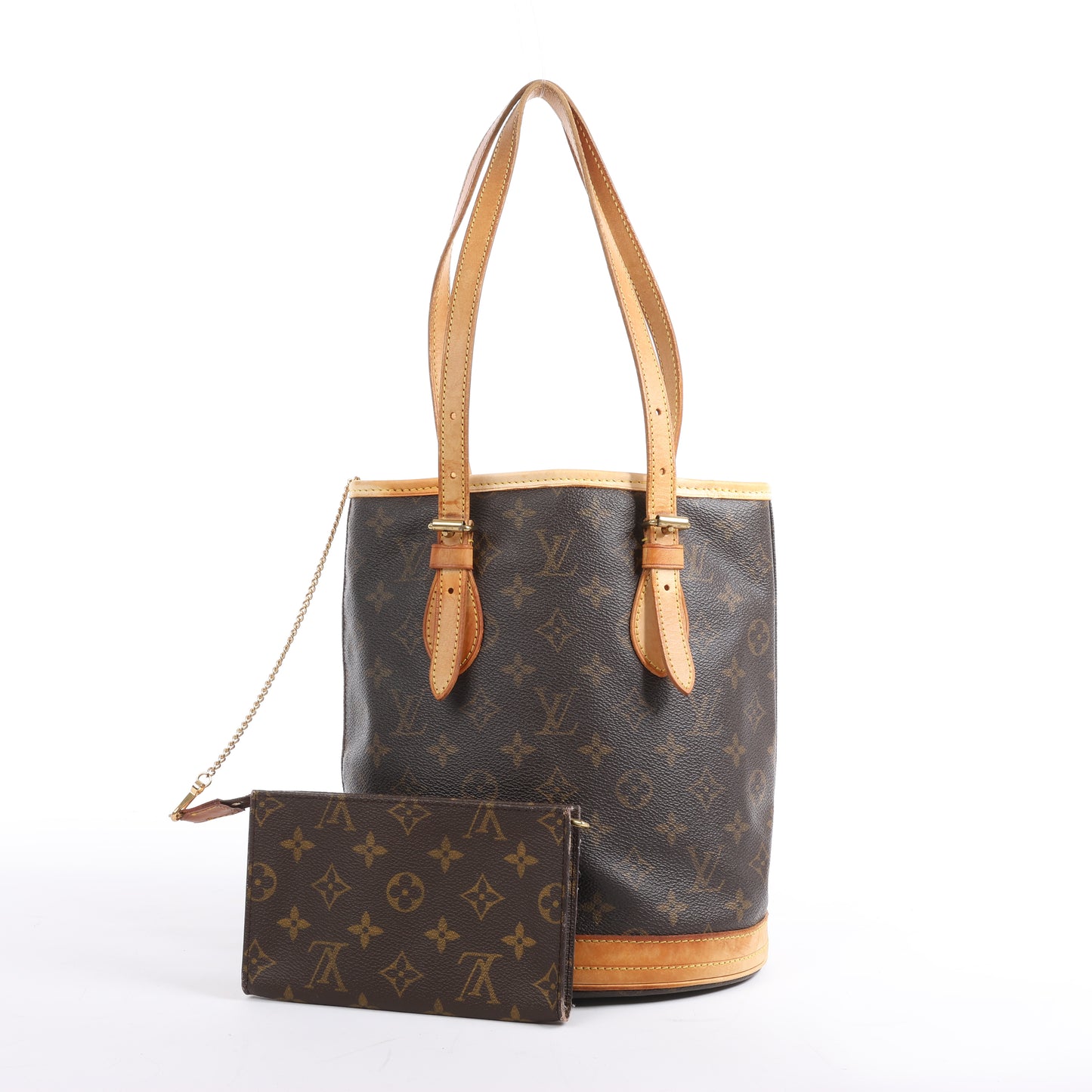 Louis Vuitton Monogram Canvas Bucket Shoulder Bag