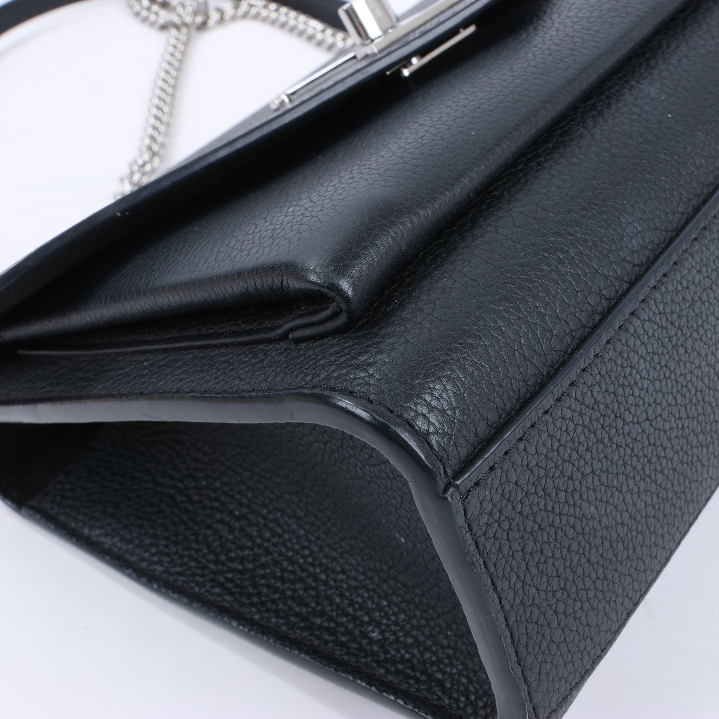 Louis Vuitton Cuir Taurillon MyLockMe BB 2Way Handtasche in Schwarz M51418