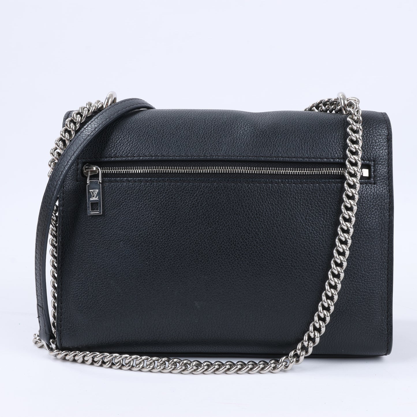 Louis Vuitton Cuir Taurillon MyLockMe BB 2Way Handtasche in Schwarz M51418