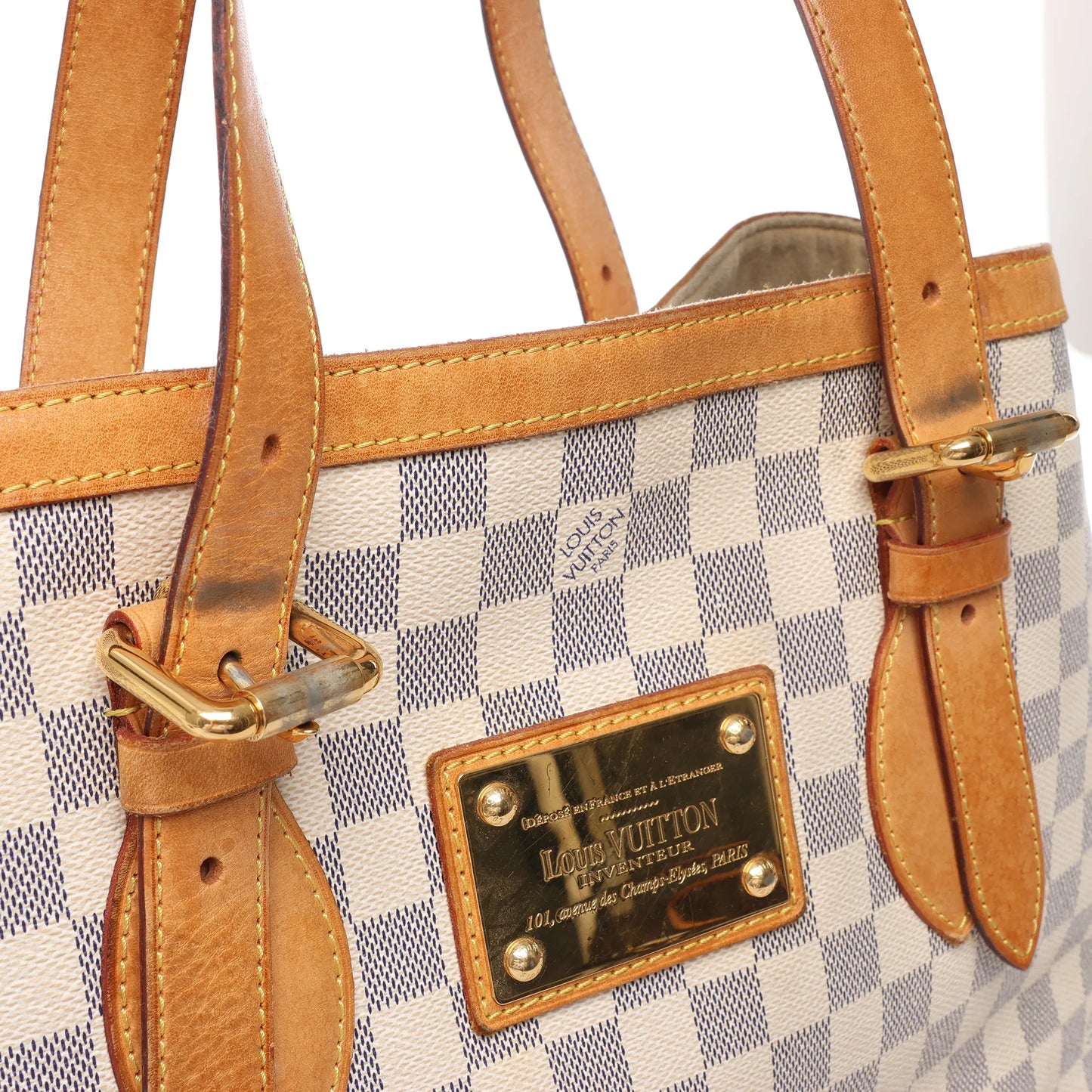 Louis Vuitton Damier Azur Hampstead MM Handtasche N51206