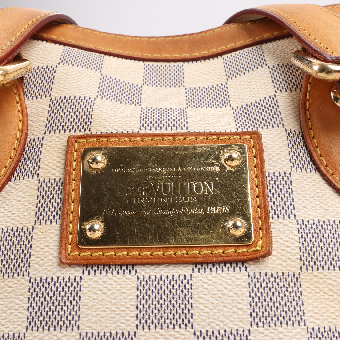 Louis Vuitton Damier Azur Hampstead PM Handbag N51207