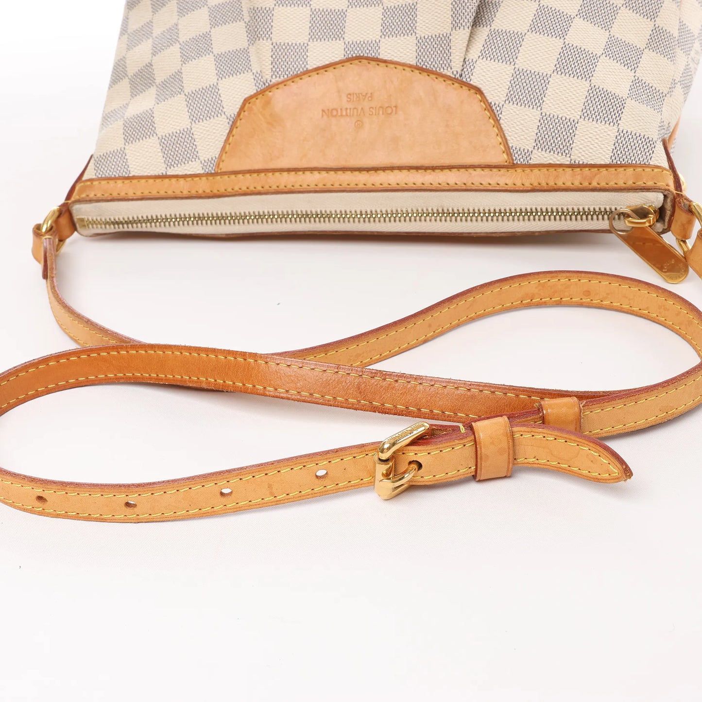 Louis Vuitton Damier Azur Siracusa PM Umhängetasche N41113