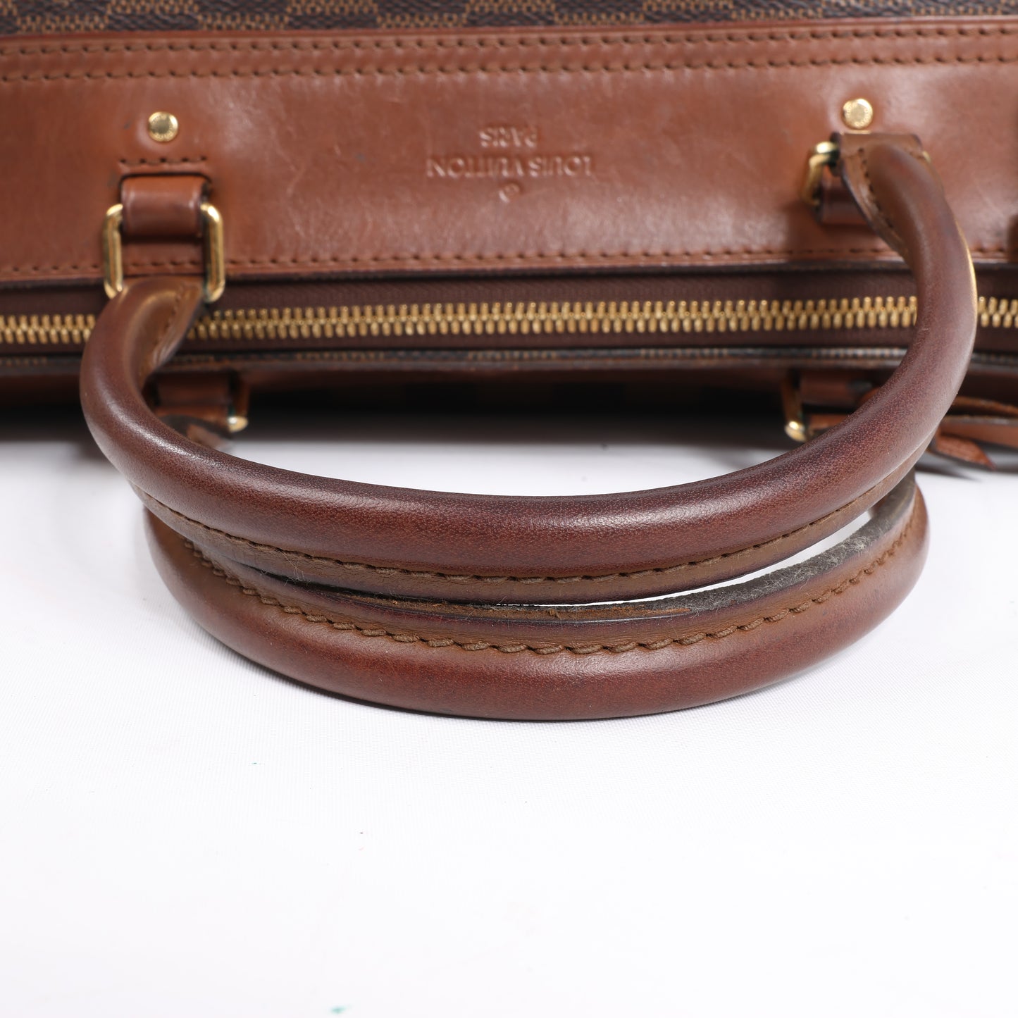 Louis Vuitton Damier Ebene Greenwich 2Way Handtasche in Braun N41337