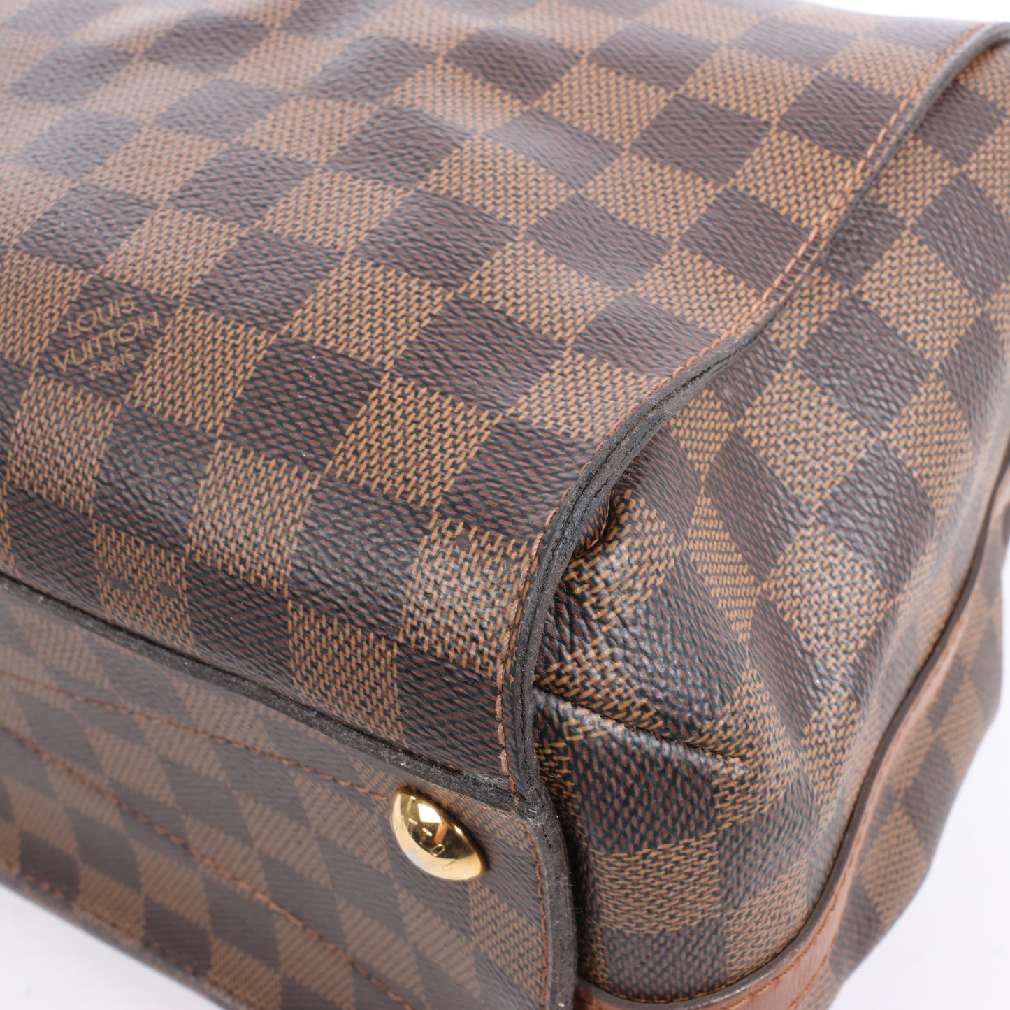 Louis Vuitton Damier Ebene Greenwich 2Way Handtasche in Braun N41337