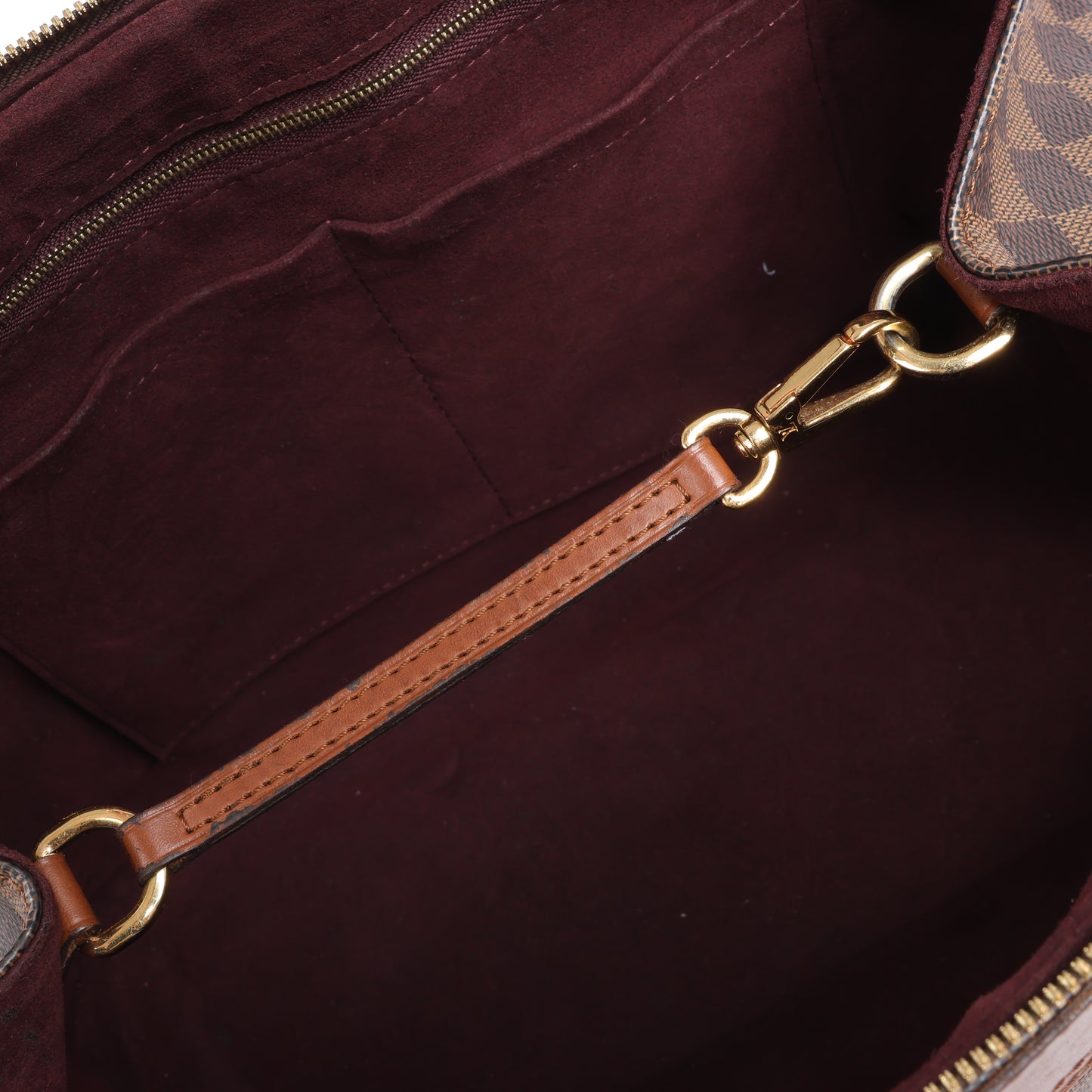 Louis Vuitton Damier Ebene Greenwich 2Way Handtasche in Braun N41337
