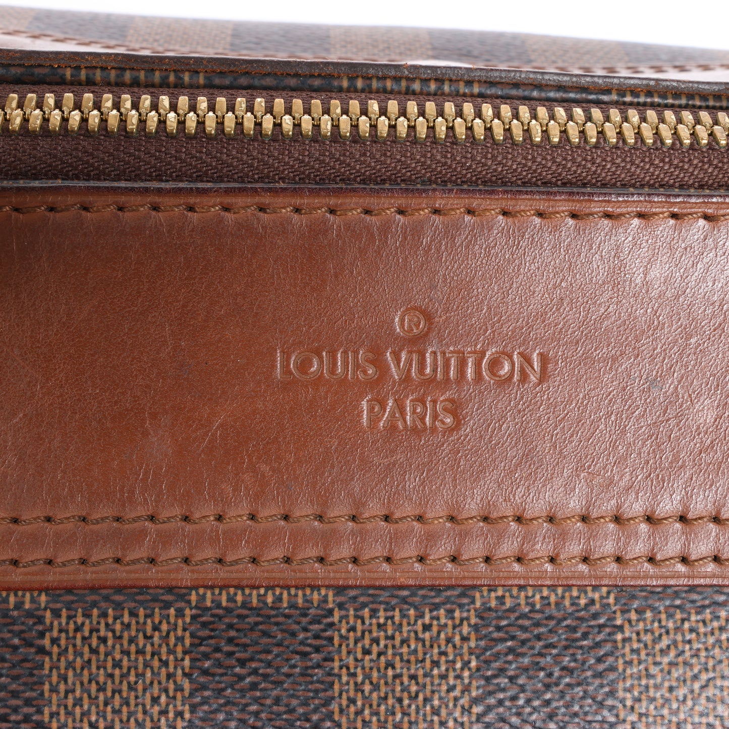 Louis Vuitton Damier Ebene Greenwich 2Way Handtasche in Braun N41337