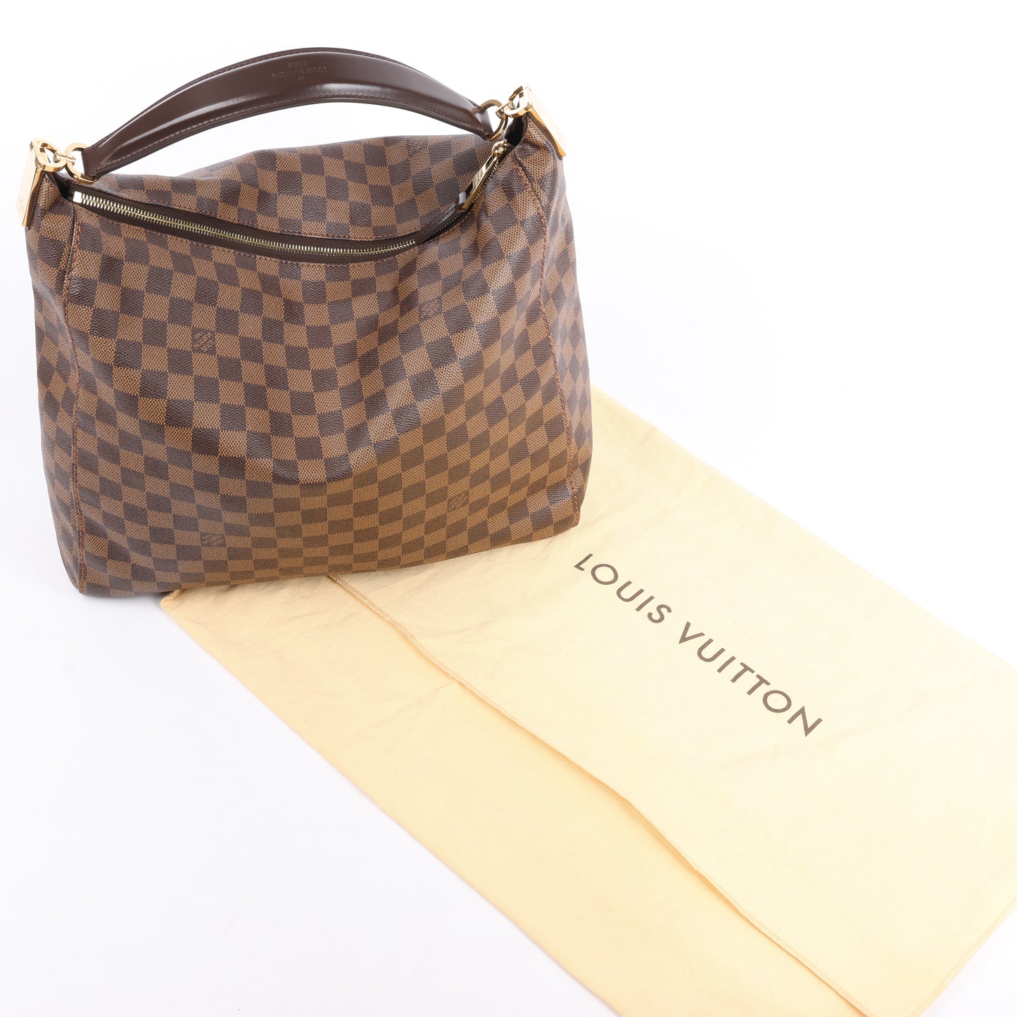 Louis Vuitton Damier Ebene Portobello PM Handbag N41184