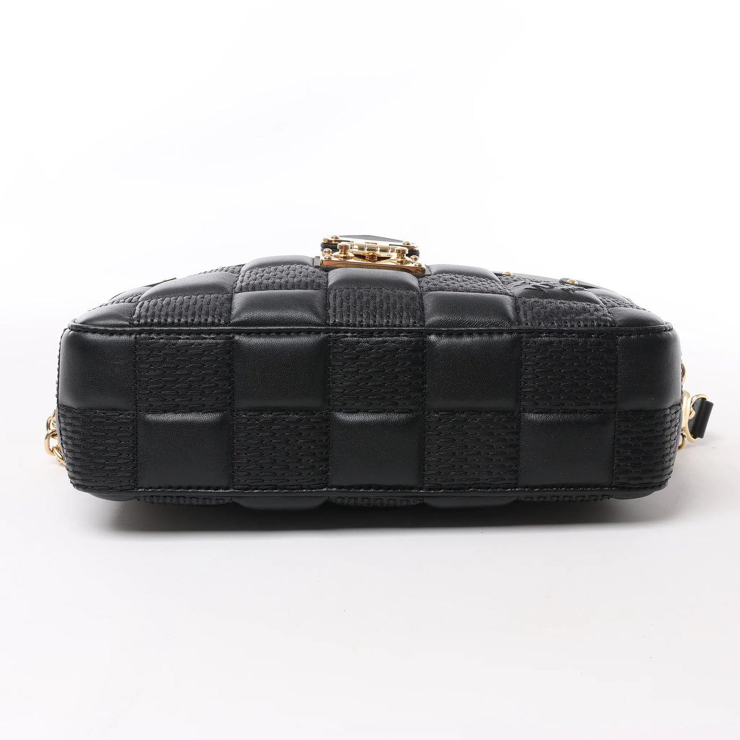 Louis Vuitton Damier Quilt Troca MM Umhängetasche in Schwarz M59114