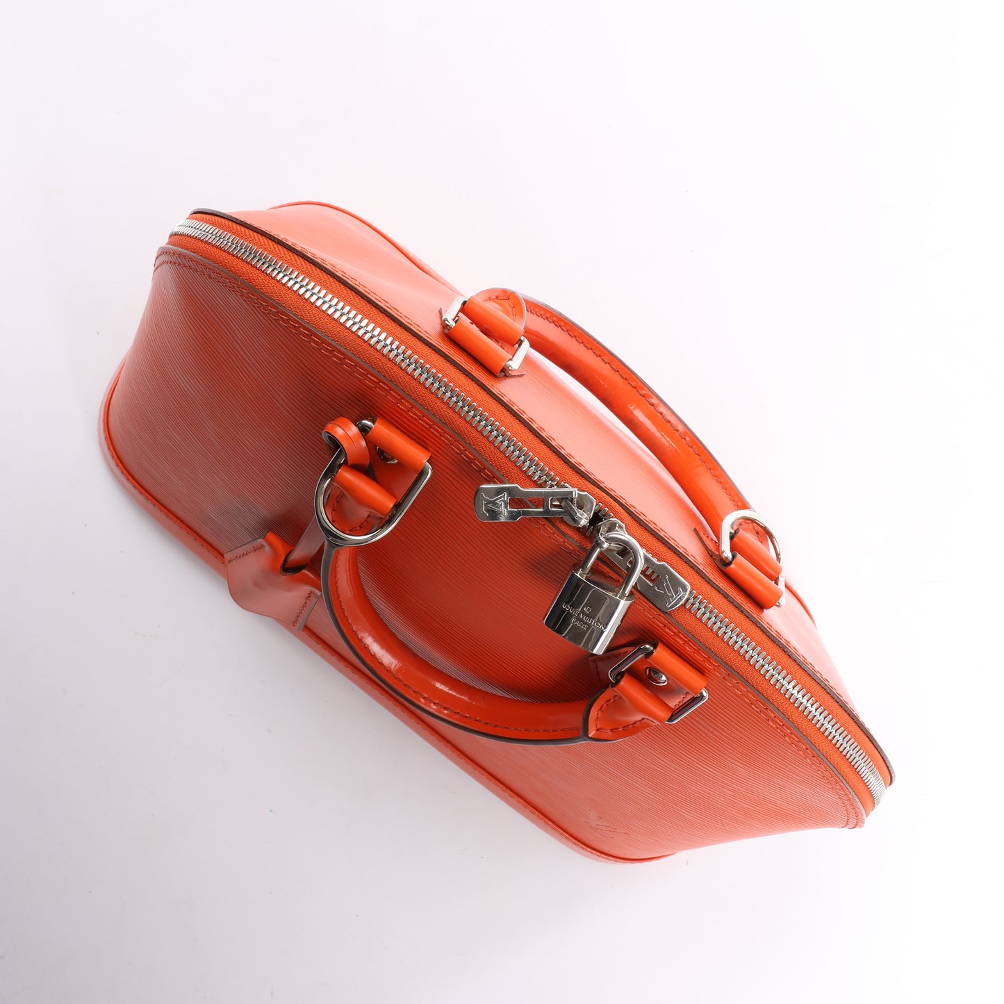 Sac à main Louis Vuitton Alma PM en cuir épi orange M40623