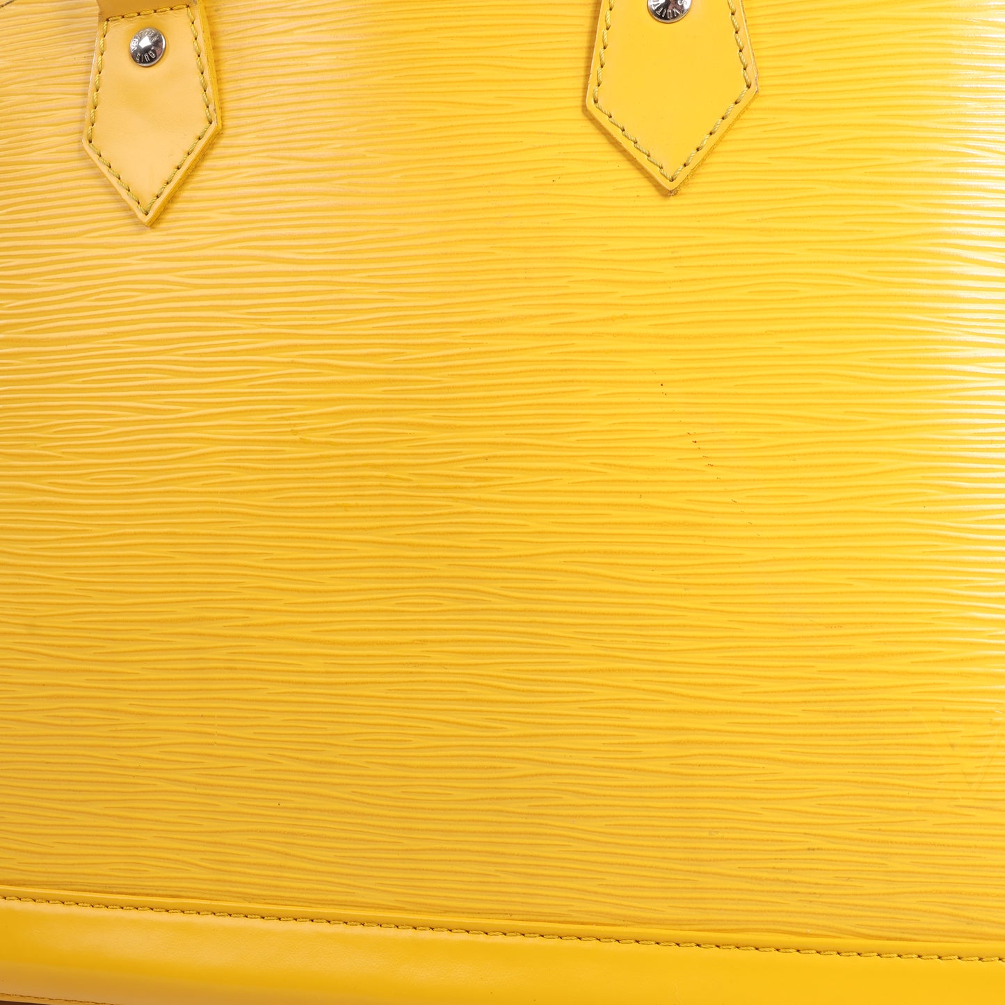 Louis Vuitton Alma PM Handtasche aus Epi-Leder in Gelb M40951