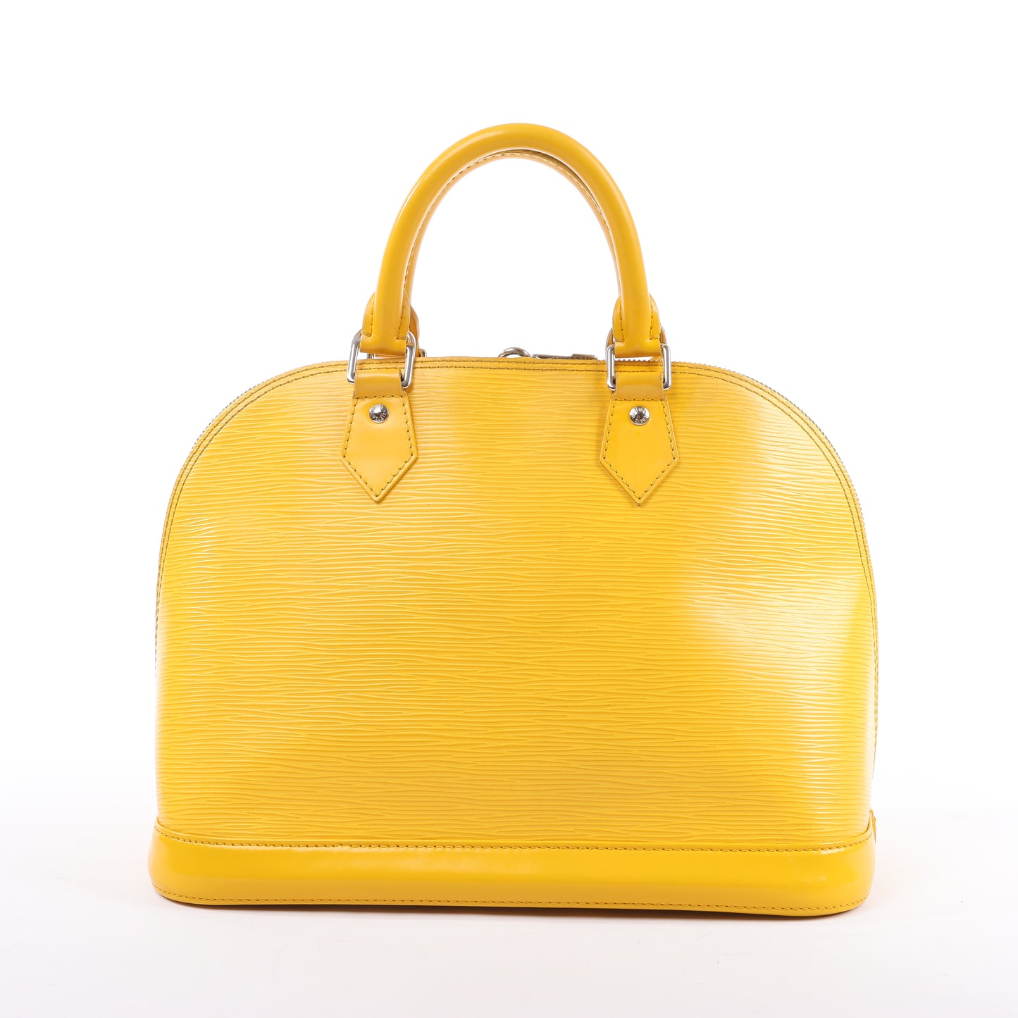 Louis Vuitton Alma PM Handtasche aus Epi-Leder in Gelb M40951