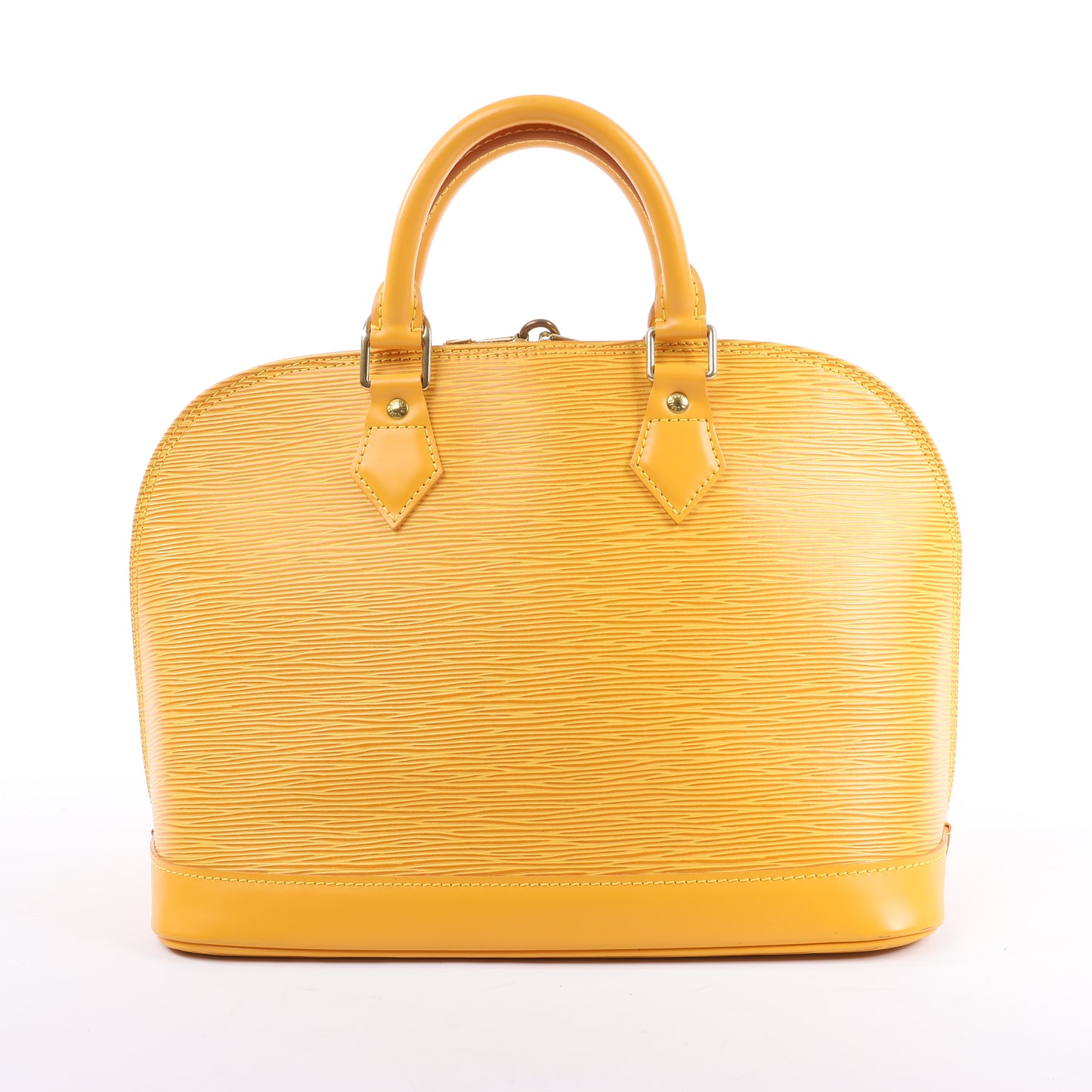 Louis Vuitton Alma PM Handtasche aus Epi-Leder in Gelb M52149