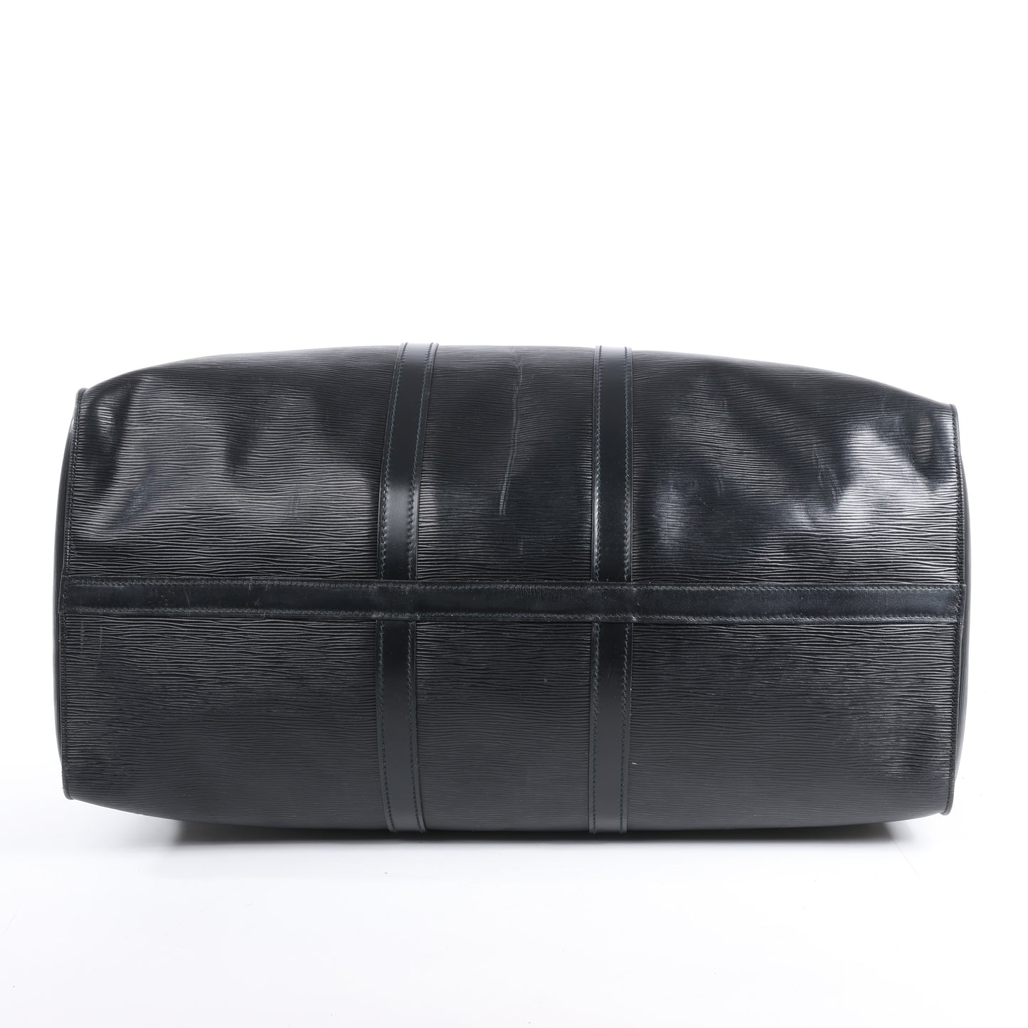 Sac de voyage Keepall 55 en cuir épi Louis Vuitton noir M59052