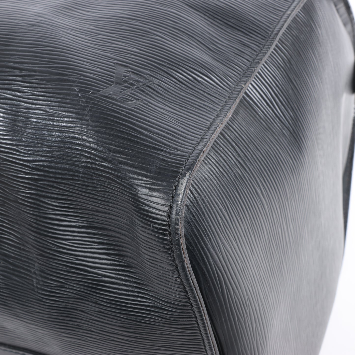 Sac de voyage Keepall 55 en cuir épi Louis Vuitton noir M59052