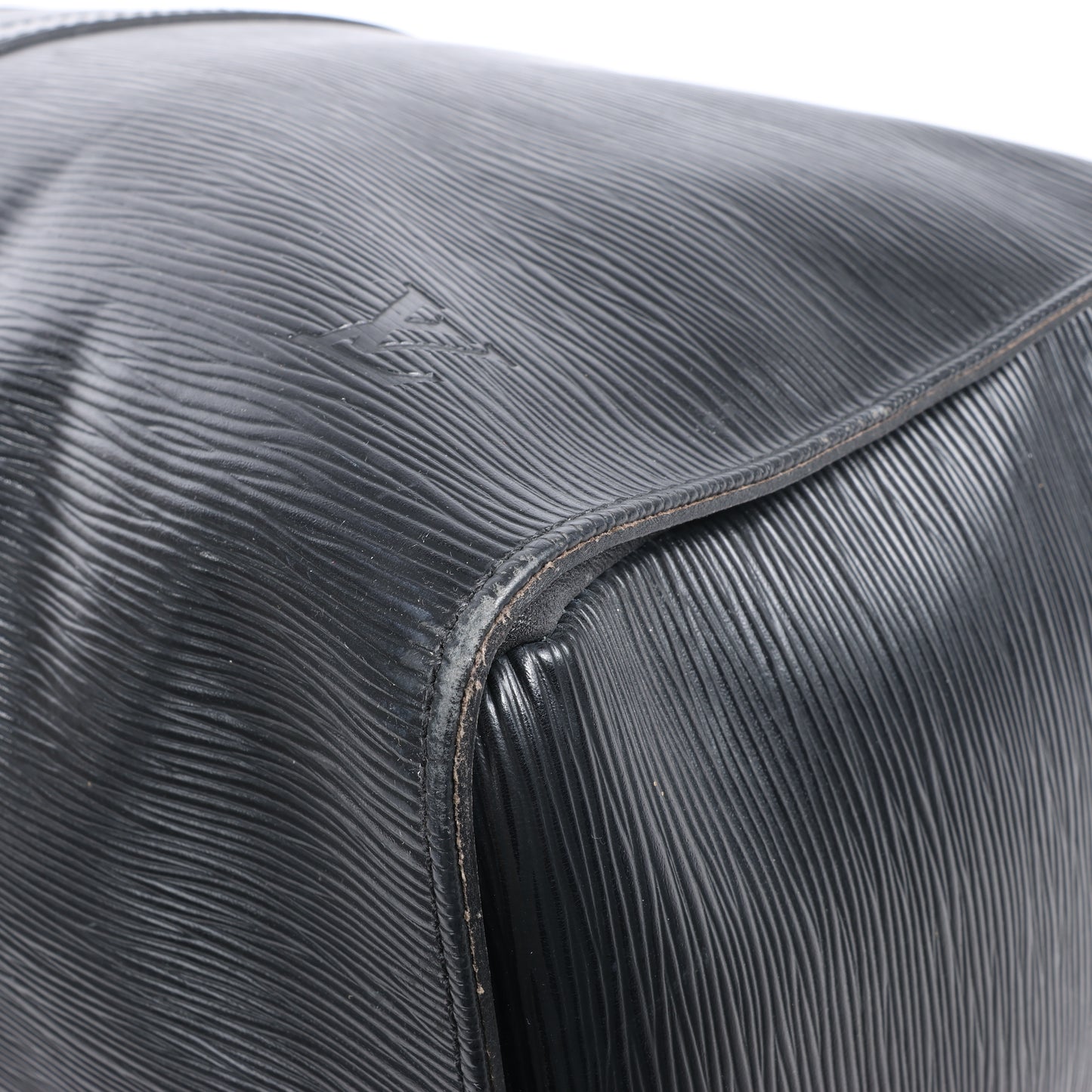 Sac de voyage Keepall 55 en cuir épi Louis Vuitton noir M59052