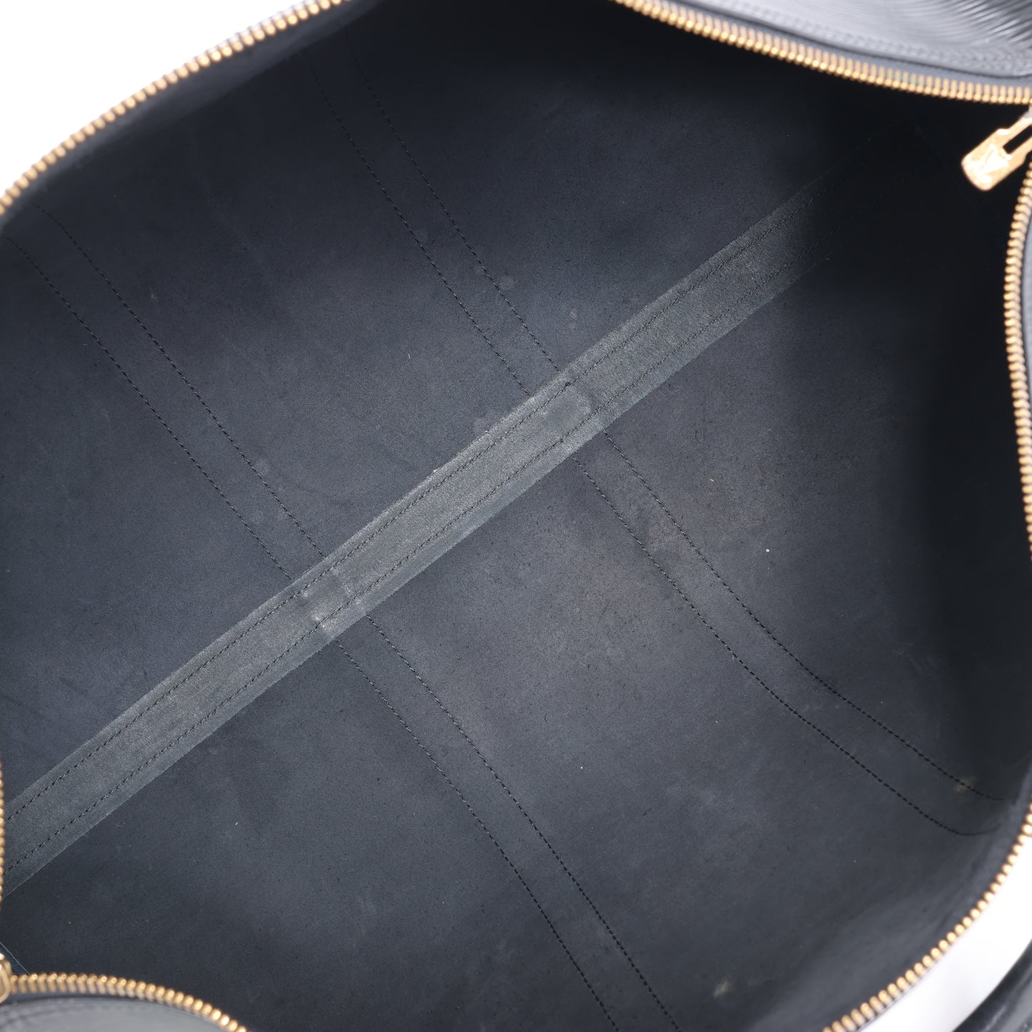 Sac de voyage Keepall 55 en cuir épi Louis Vuitton noir M59052