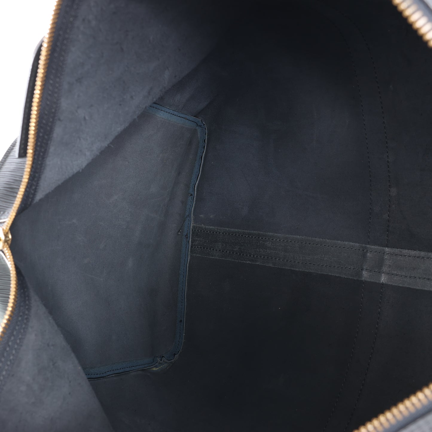 Sac de voyage Keepall 55 en cuir épi Louis Vuitton noir M59052