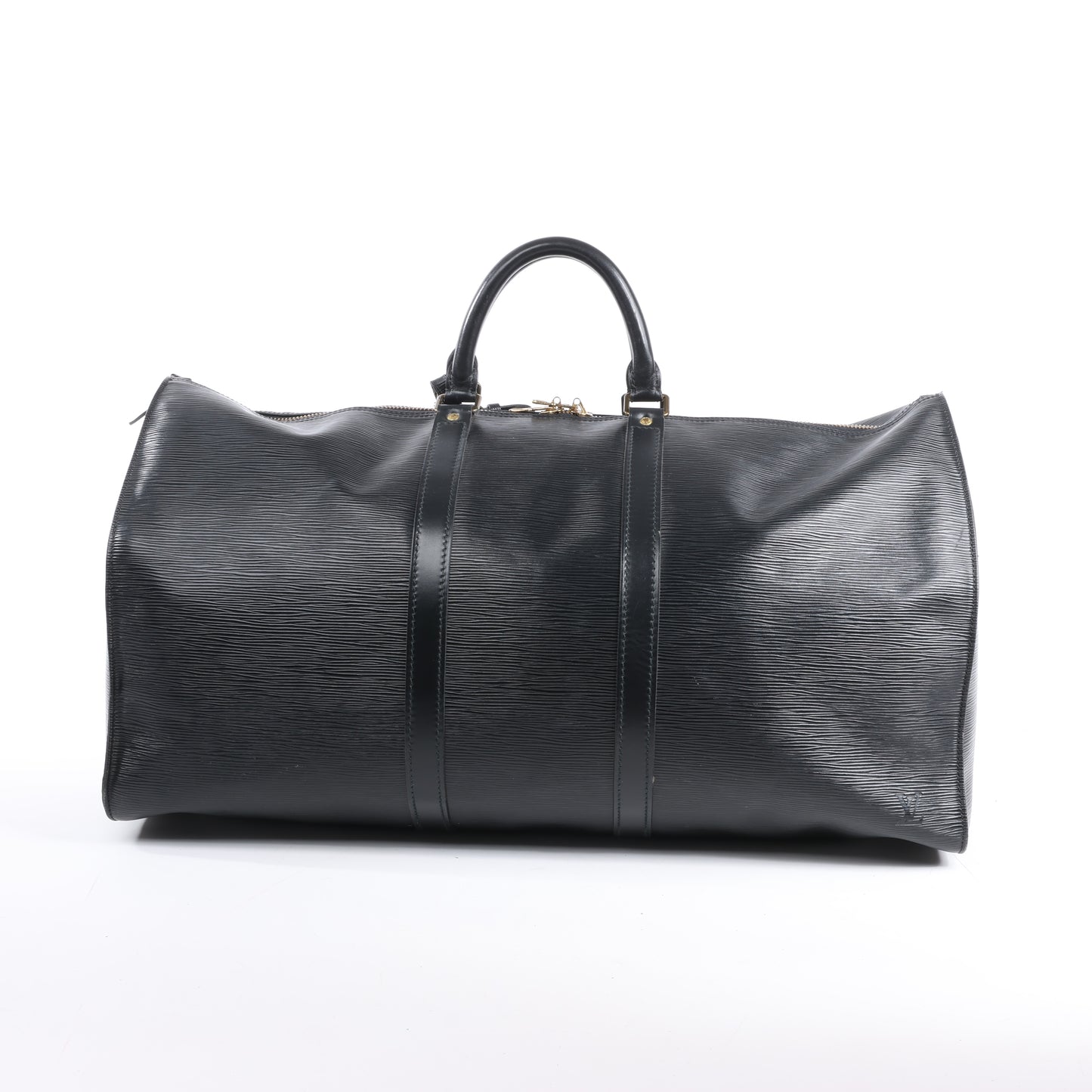 Sac de voyage Keepall 55 en cuir épi Louis Vuitton noir M59052