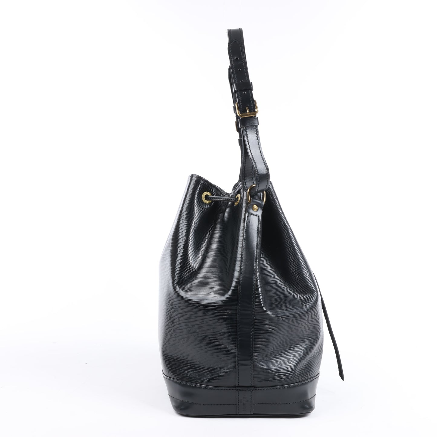 Sac bandoulière Louis Vuitton Noe en cuir Epi noir M59002