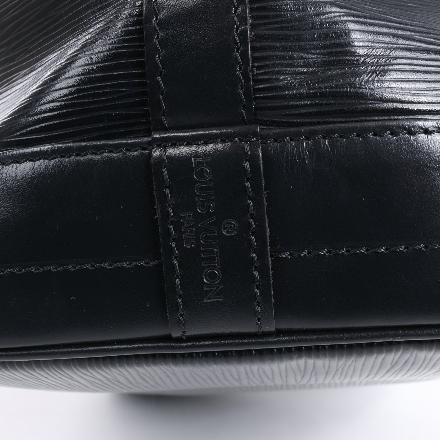 Sac bandoulière Louis Vuitton Noe en cuir Epi noir M59002