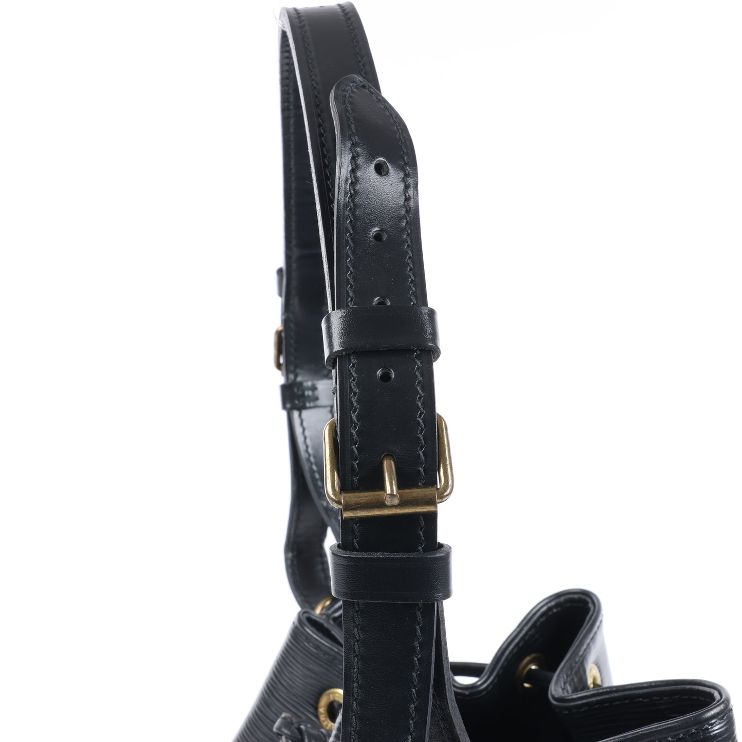 Sac bandoulière Louis Vuitton Noe en cuir Epi noir M59002