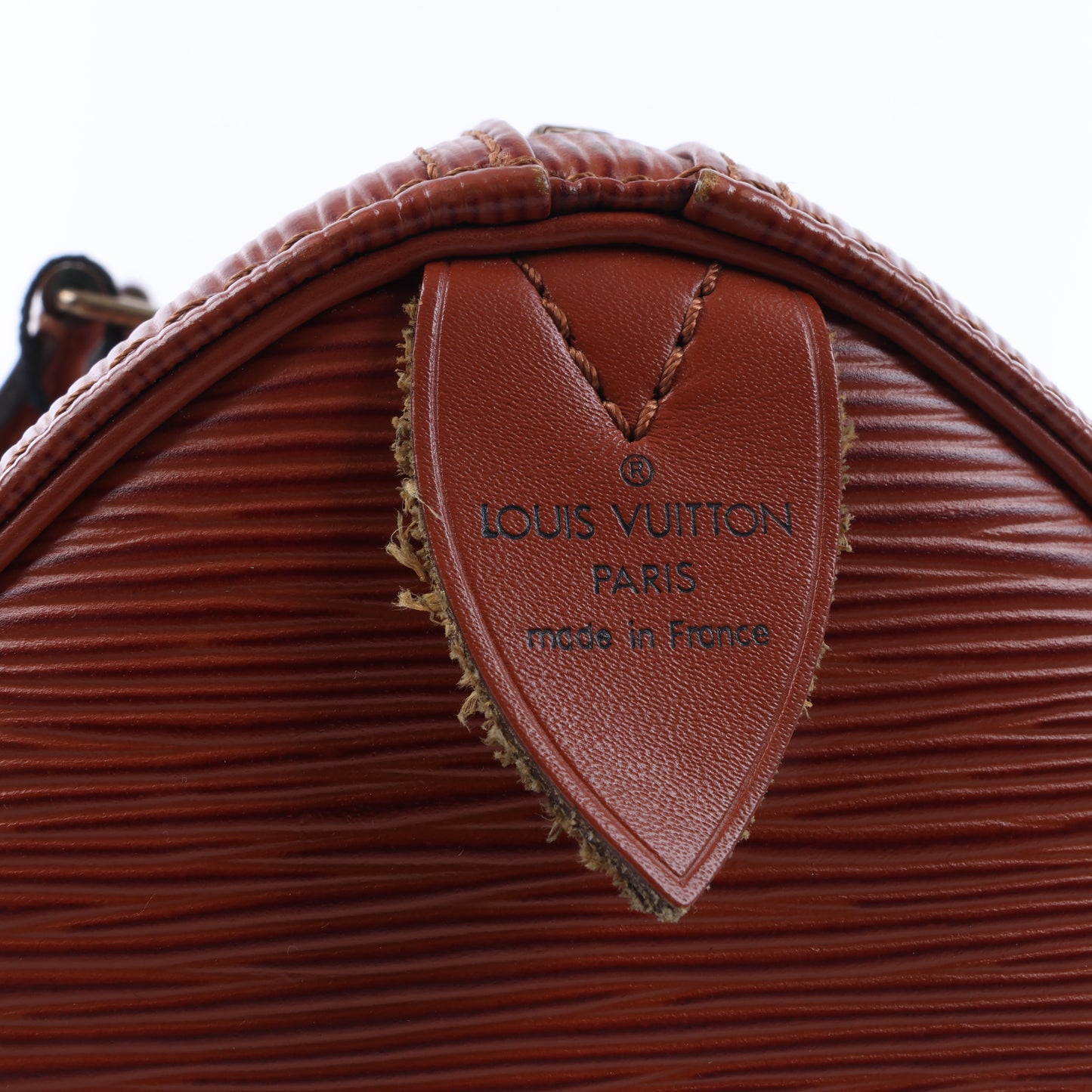 Sac à main Louis Vuitton Speedy 25 en cuir épi marron M43013